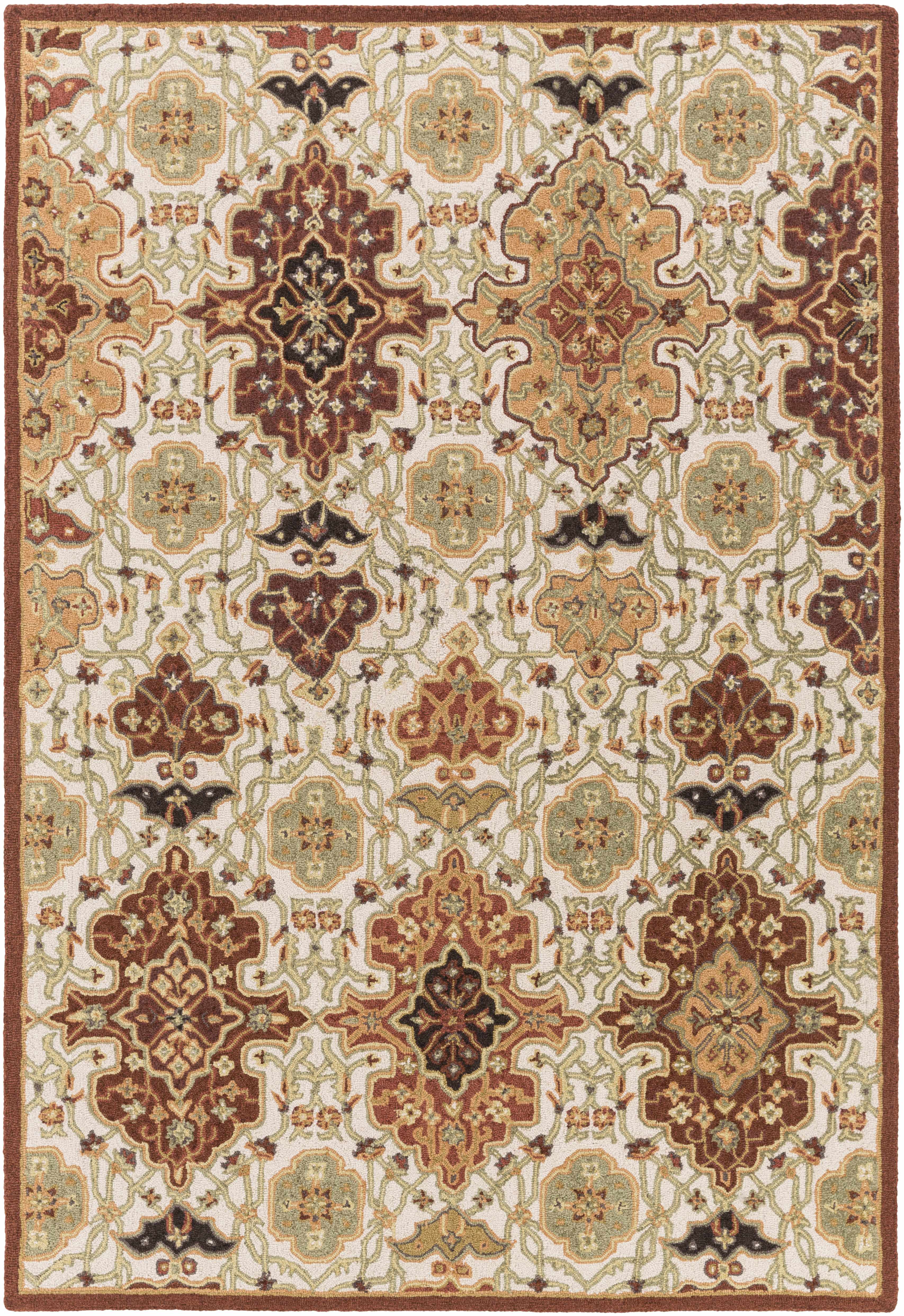 Mark 9' x 13' Traditional Handmade Traditional Persian Wool Area Rug - Hauteloom