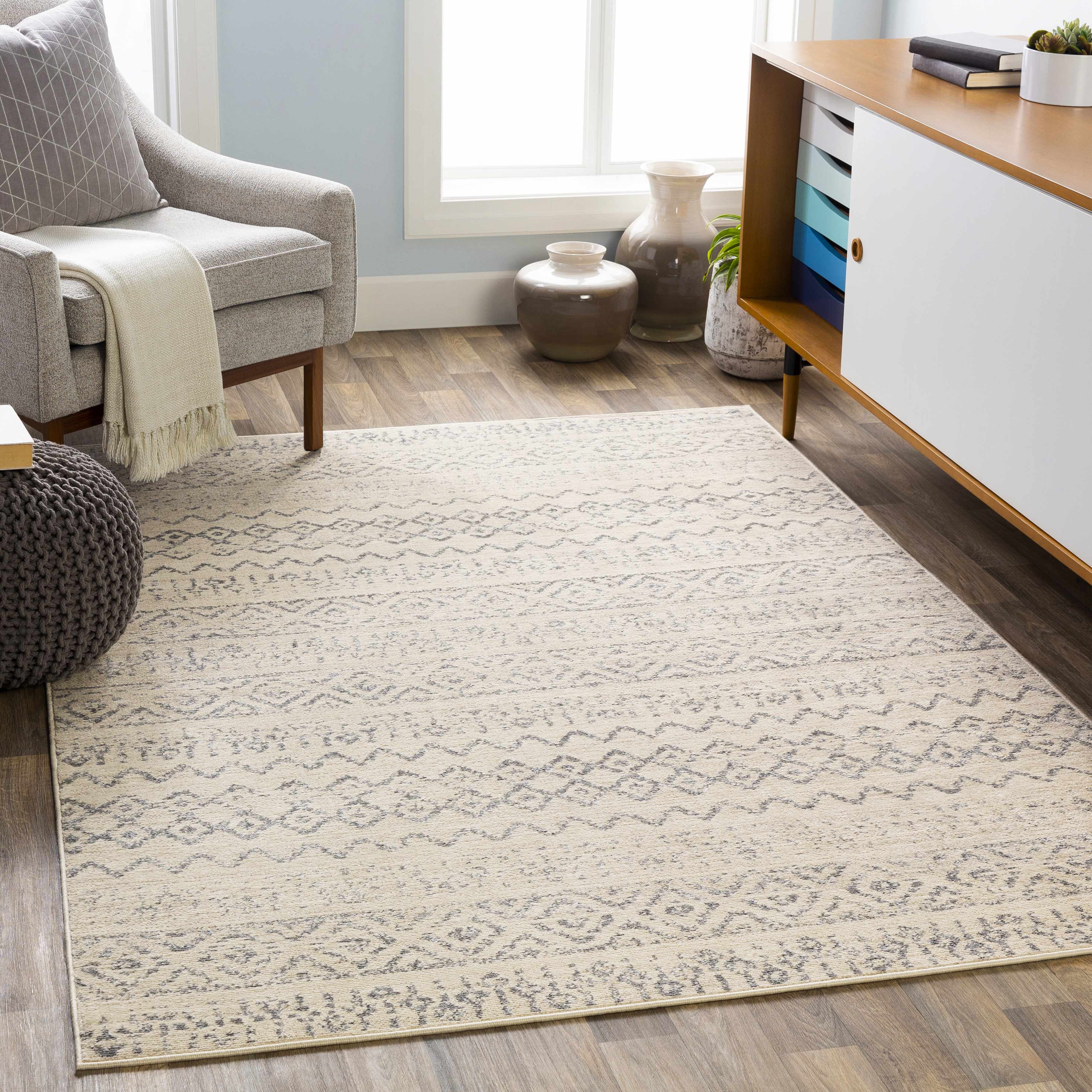 Hester 8'10in x 12' Transitional Area Rug - Hauteloom