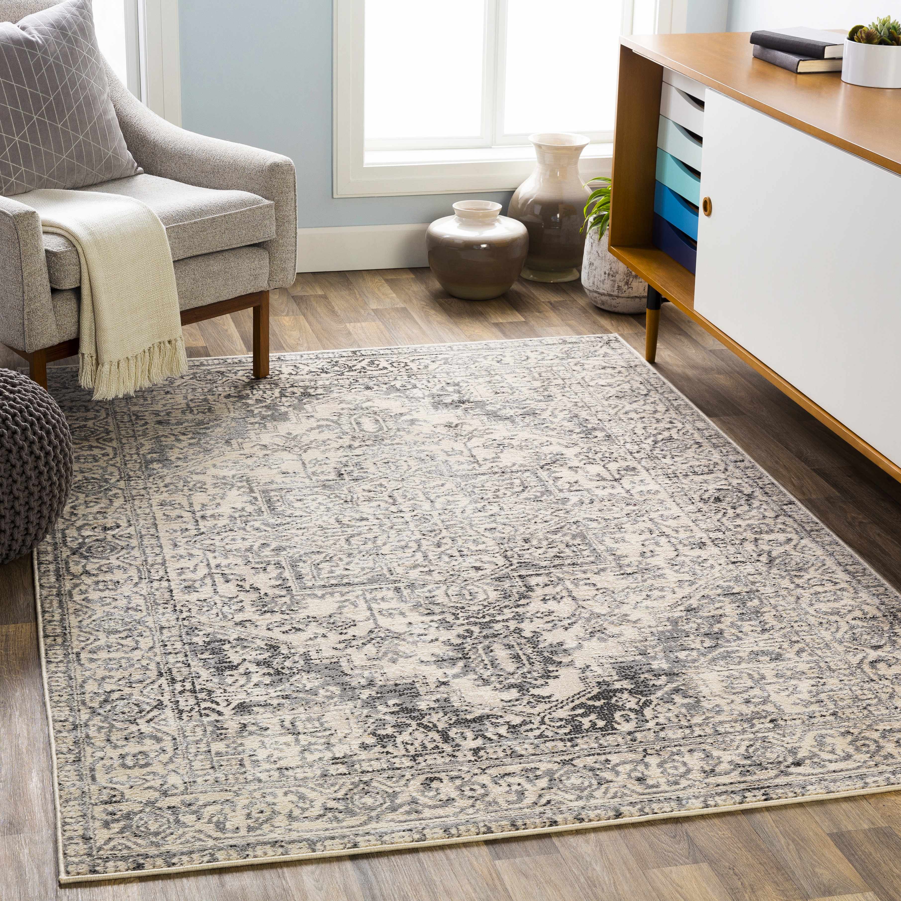 Motley 7'10in x 10' Modern Area Rug - Hauteloom