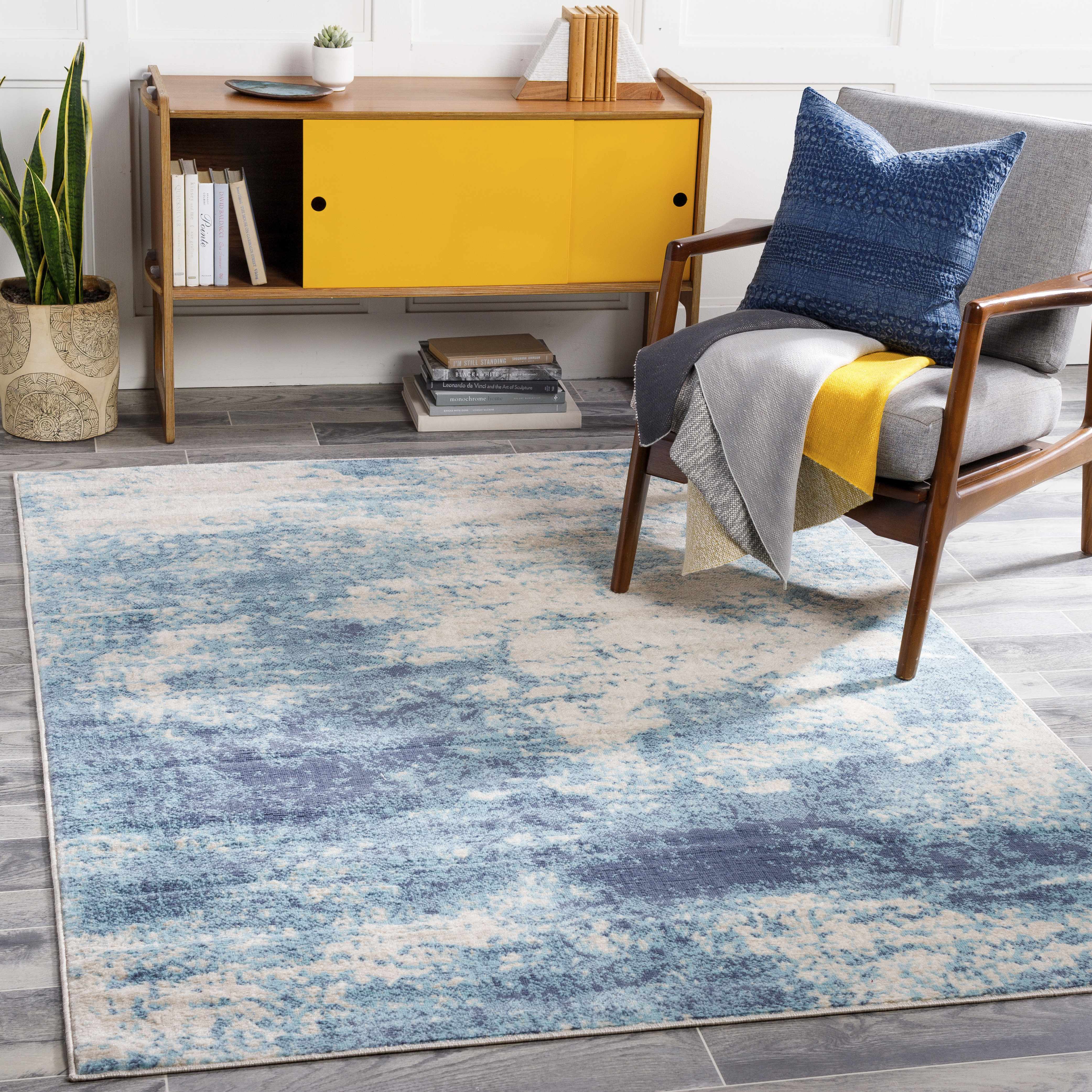 Harlington 6'7in x 9' Area Rug - Hauteloom