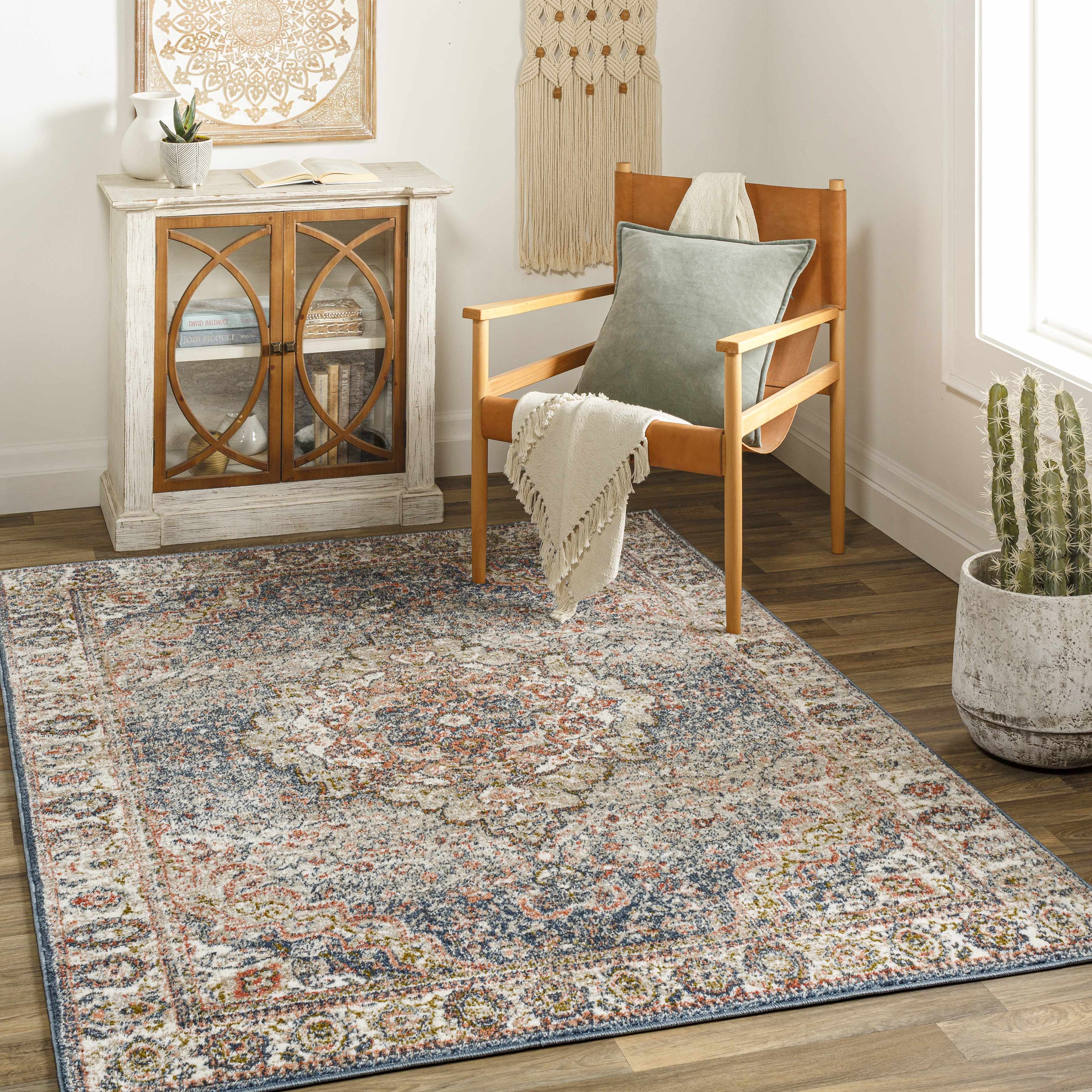 Dimaluna 7'10in x 10' Traditional Updated Traditional Farmhouse Area Rug - Hauteloom