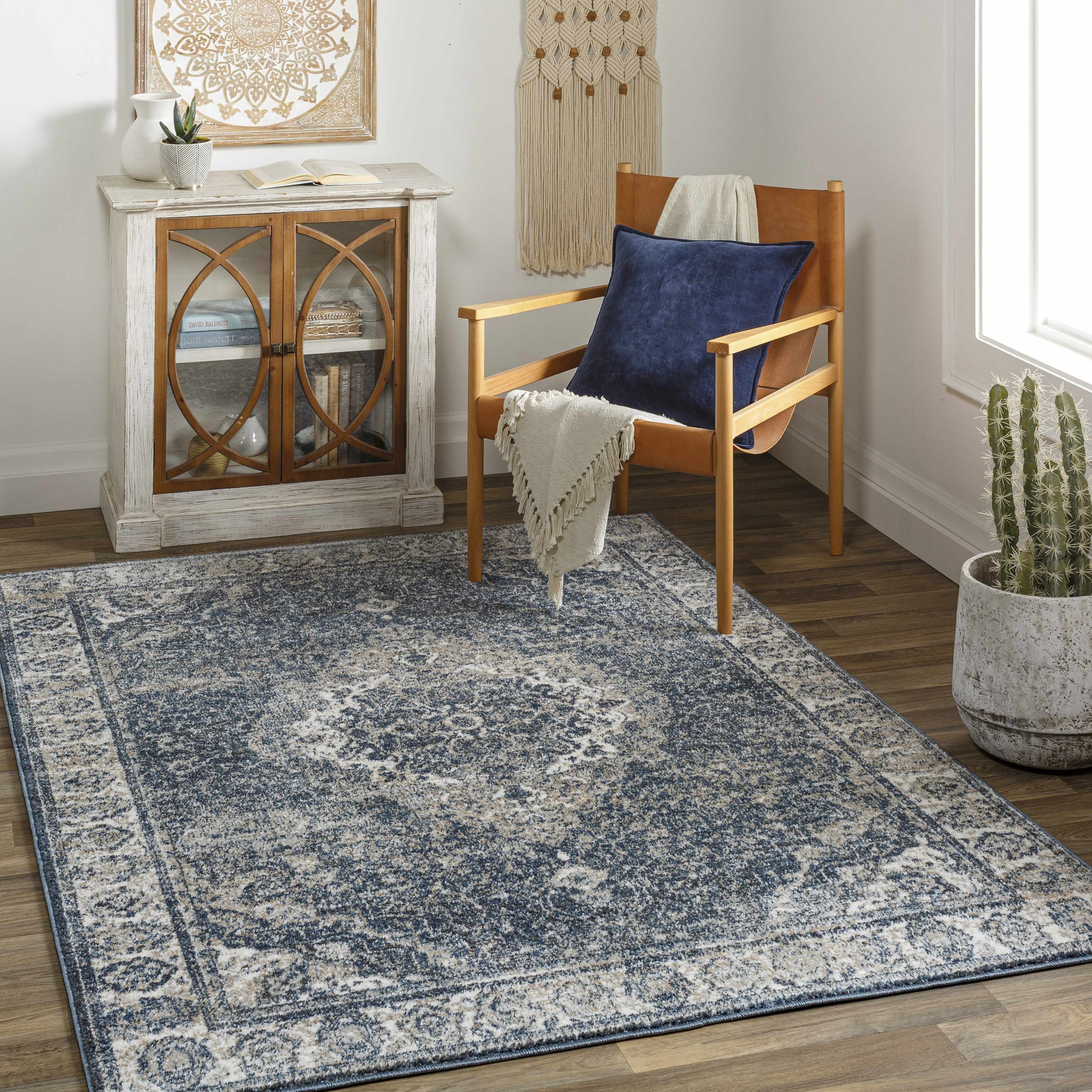 Cookshire 5'3in x 7' Traditional Updated Traditional Farmhouse Area Rug - Hauteloom