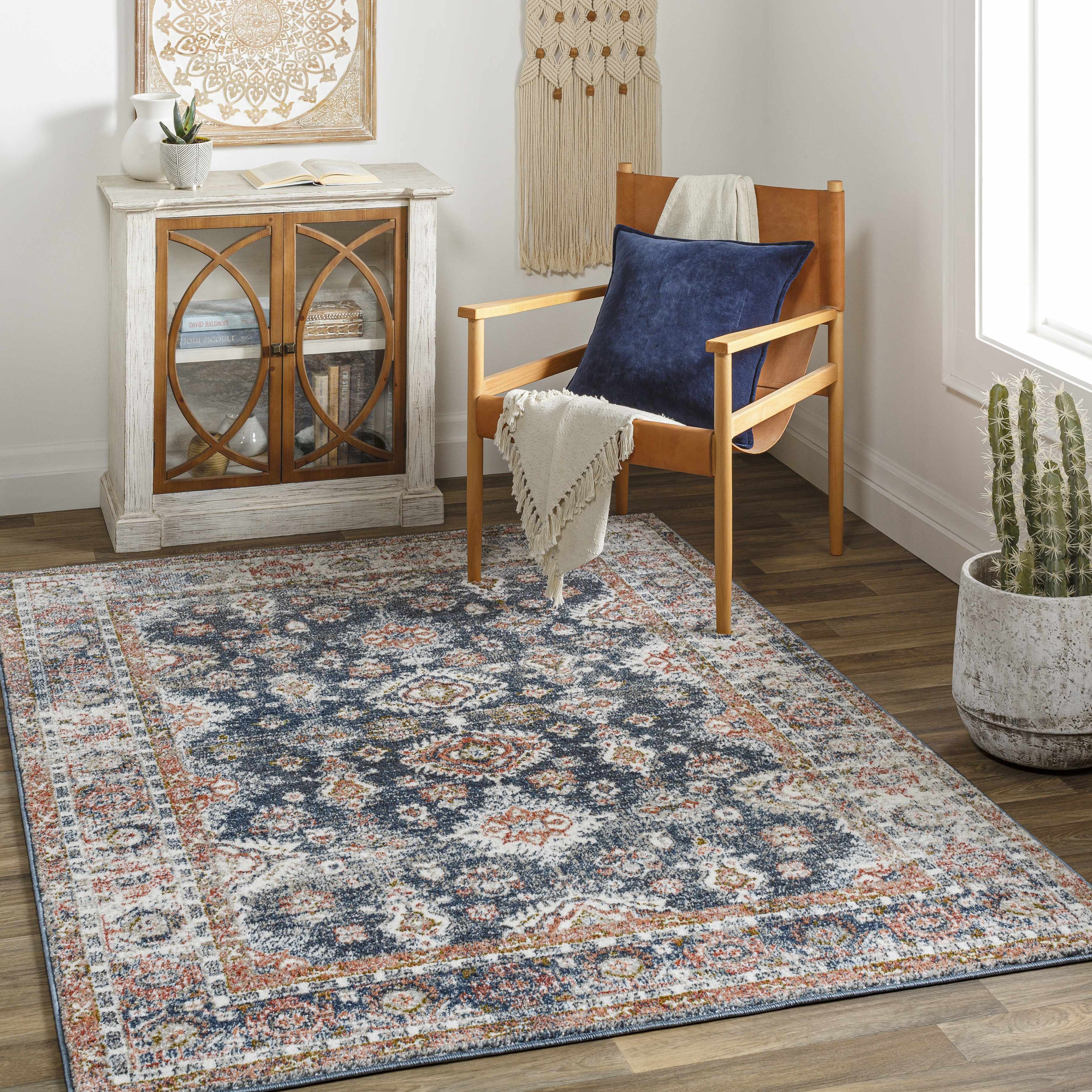 Butterworth 7'10in x 10' Traditional Updated Traditional Farmhouse Area Rug - Hauteloom