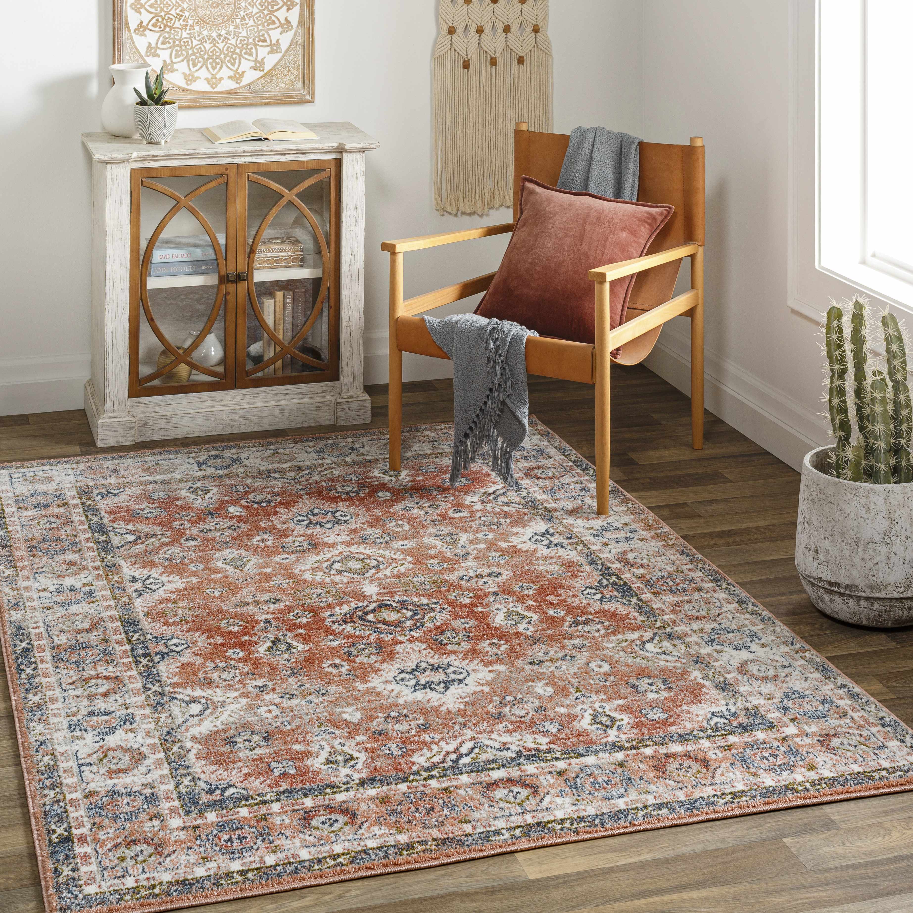 Macarse 7'10in x 10' Traditional Updated Traditional Farmhouse Area Rug - Hauteloom