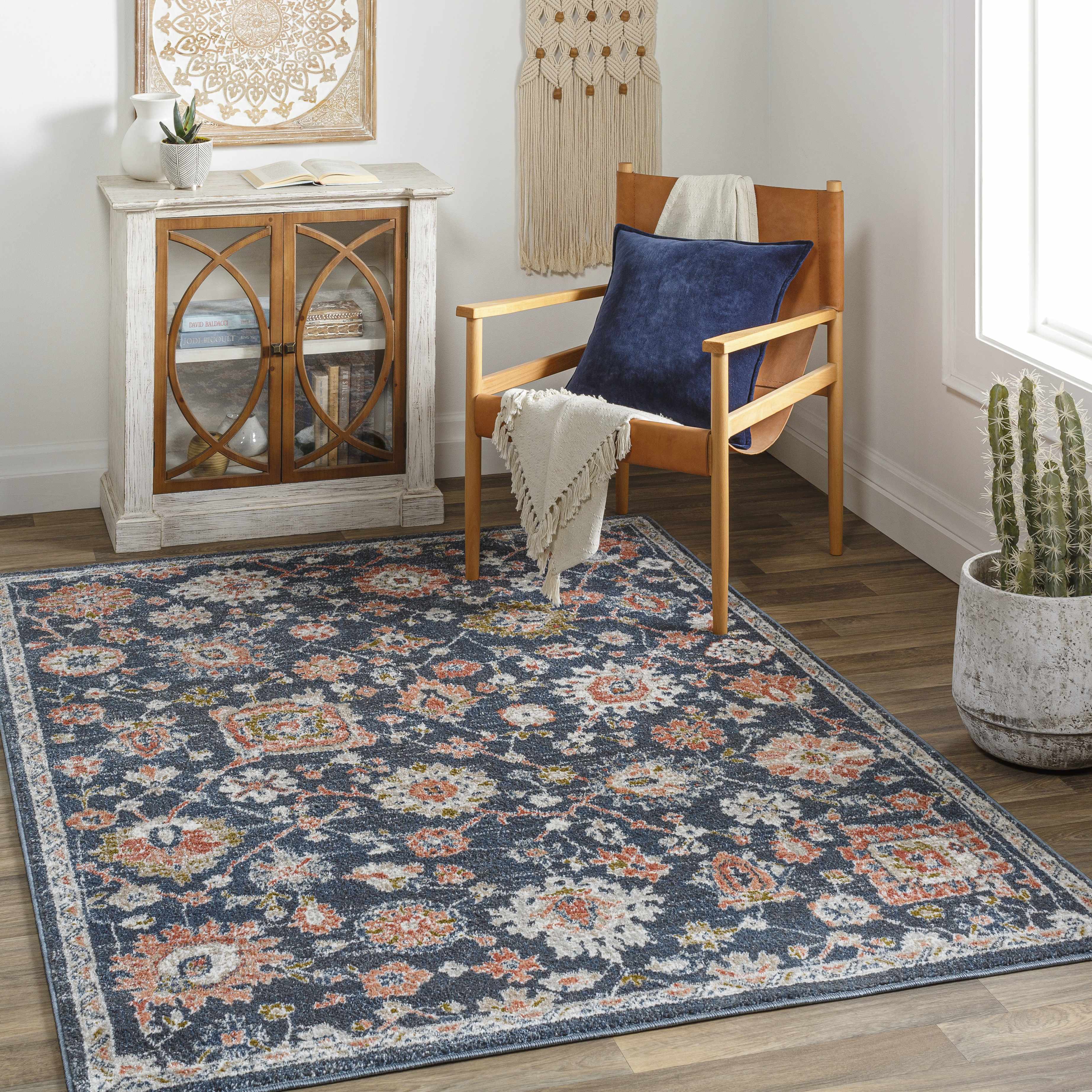 Bialong 5'3in x 7' Traditional Updated Traditional Farmhouse Area Rug - Hauteloom