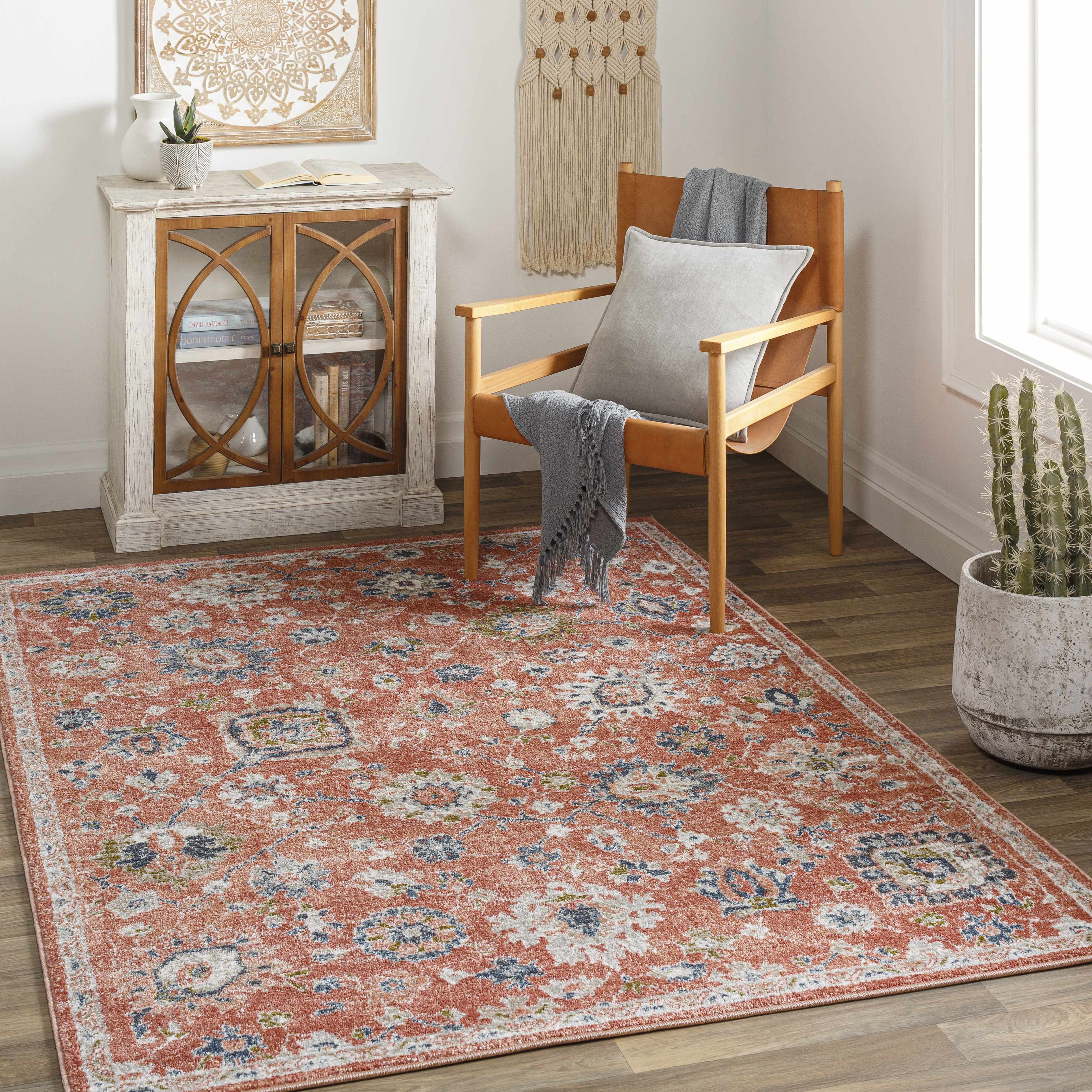 Lanigay 5'3in x 7' Traditional Updated Traditional Farmhouse Area Rug - Hauteloom