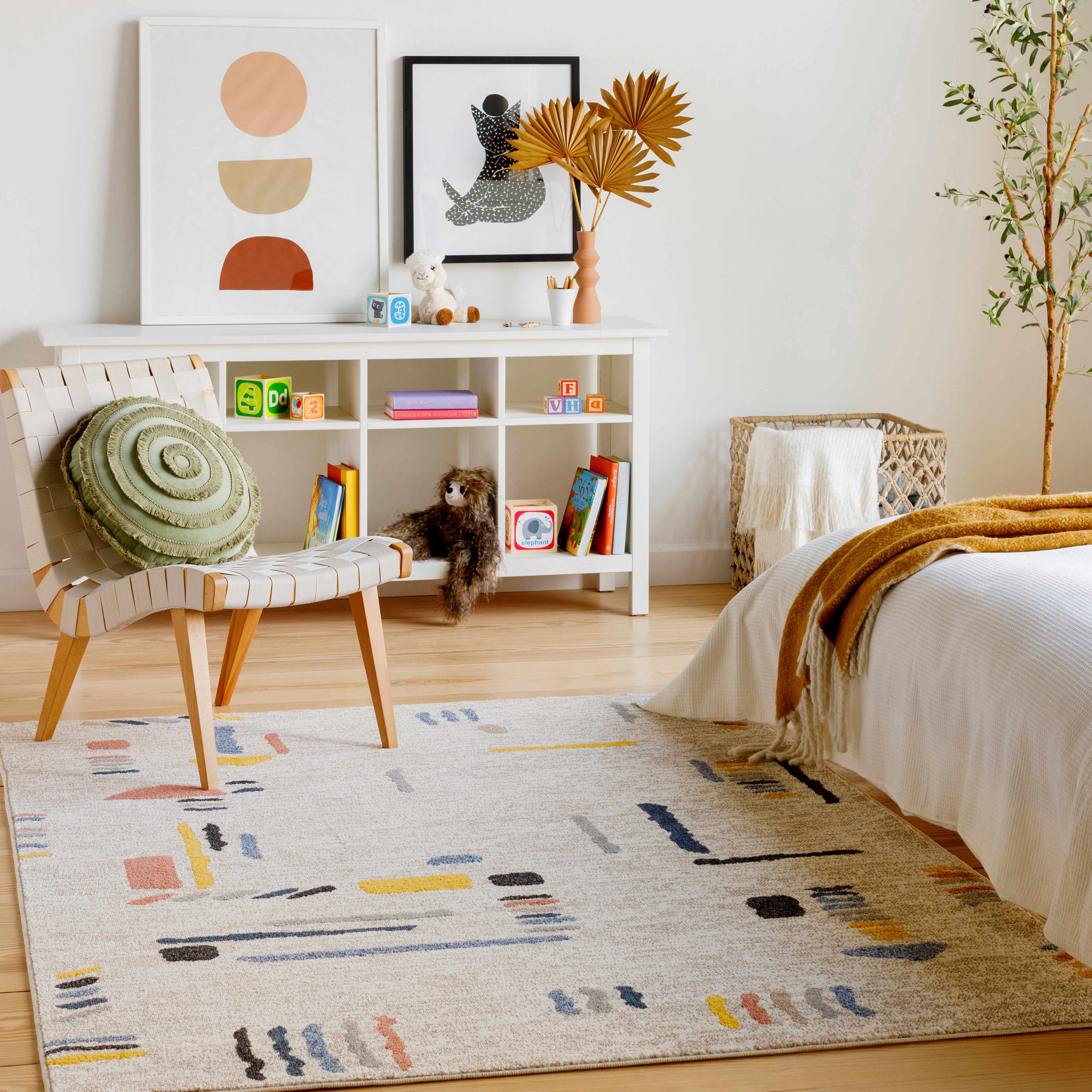 Cielo 6'7in x 9' Area Rug - Hauteloom