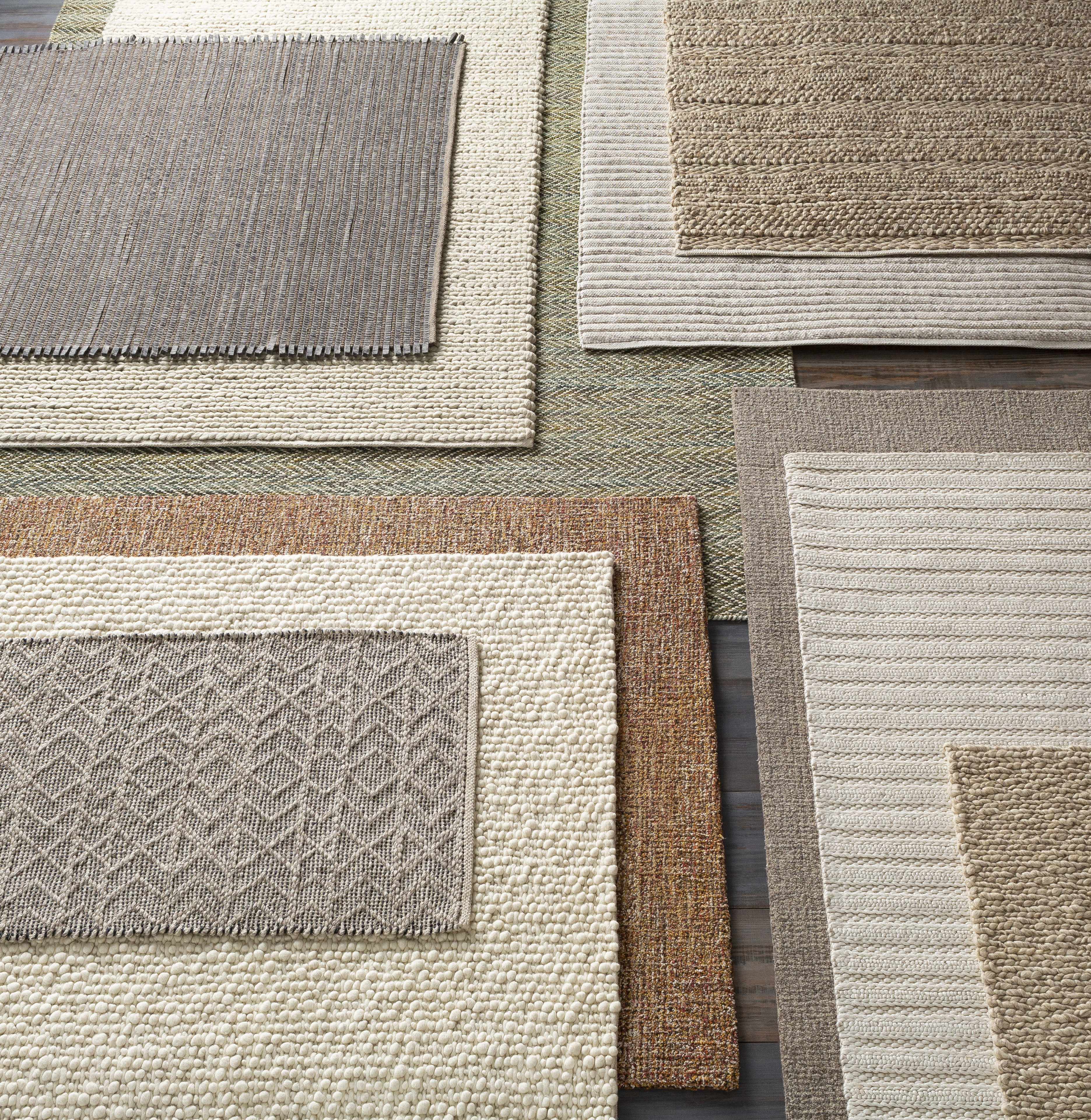 Maidsville 5' x 7'6in Texture Wool Area Rug - Hauteloom