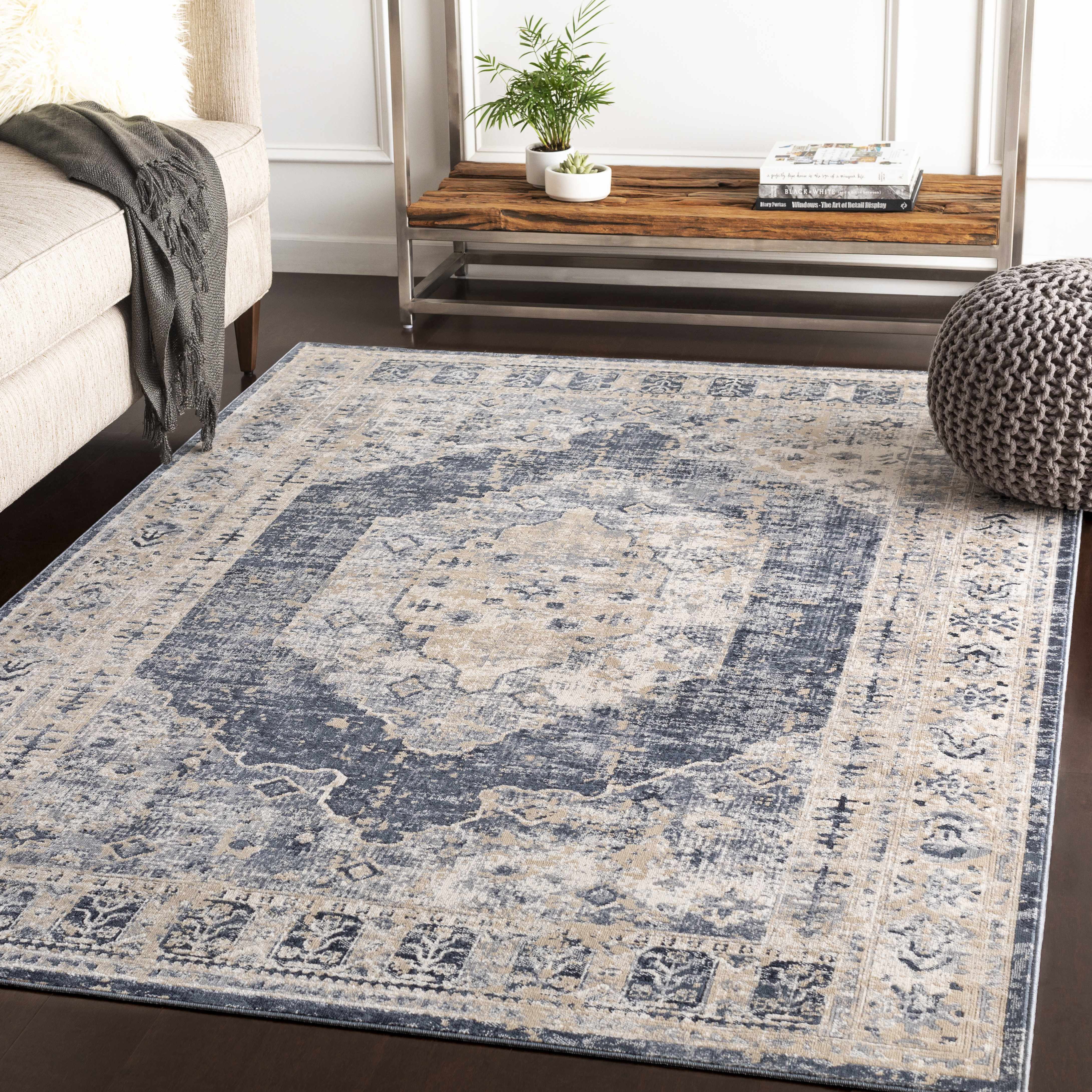 Indore 7'10in x 10'2in Updated Traditional Area Rug - Hauteloom
