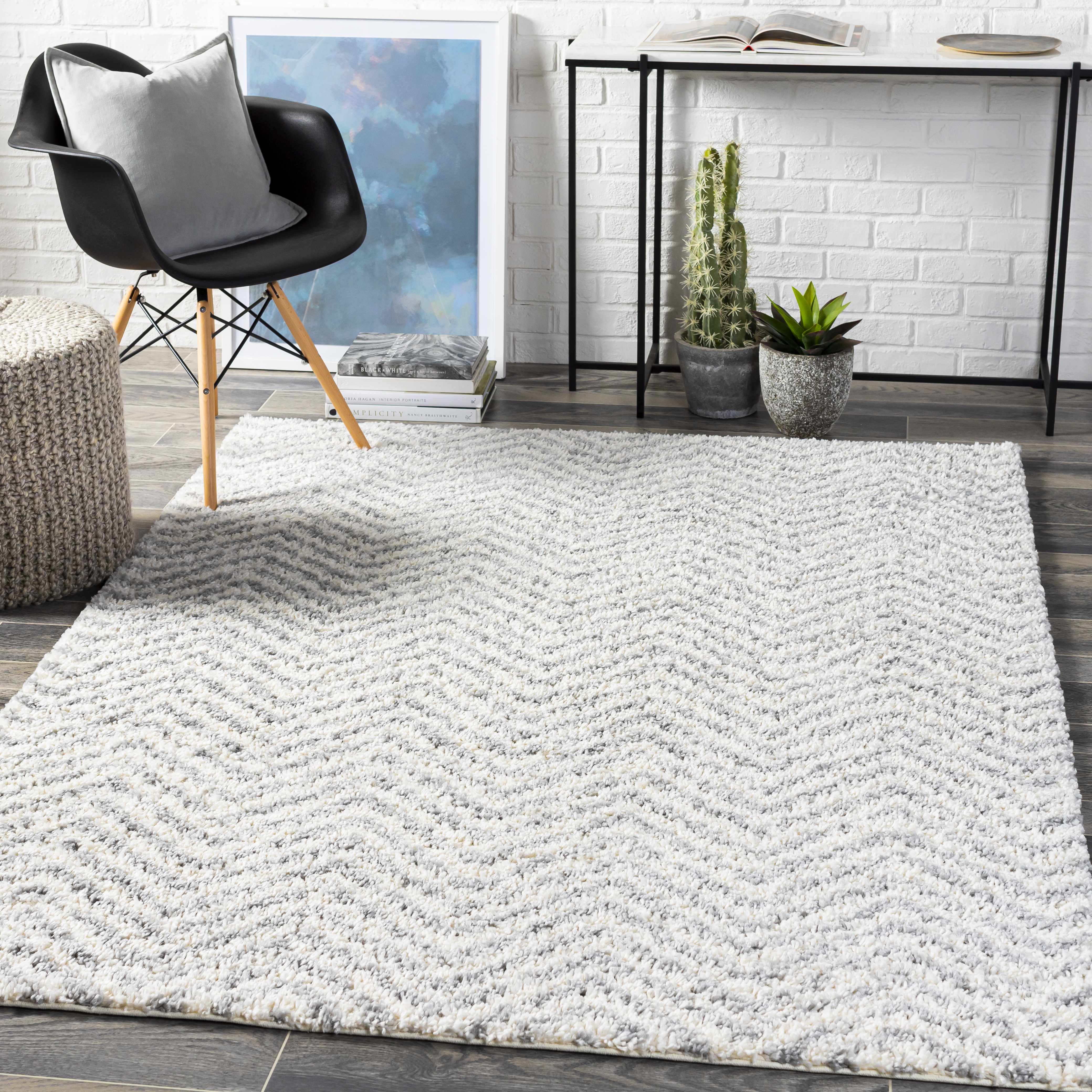Travancore 6'7in x 9' Modern Area Rug - Hauteloom