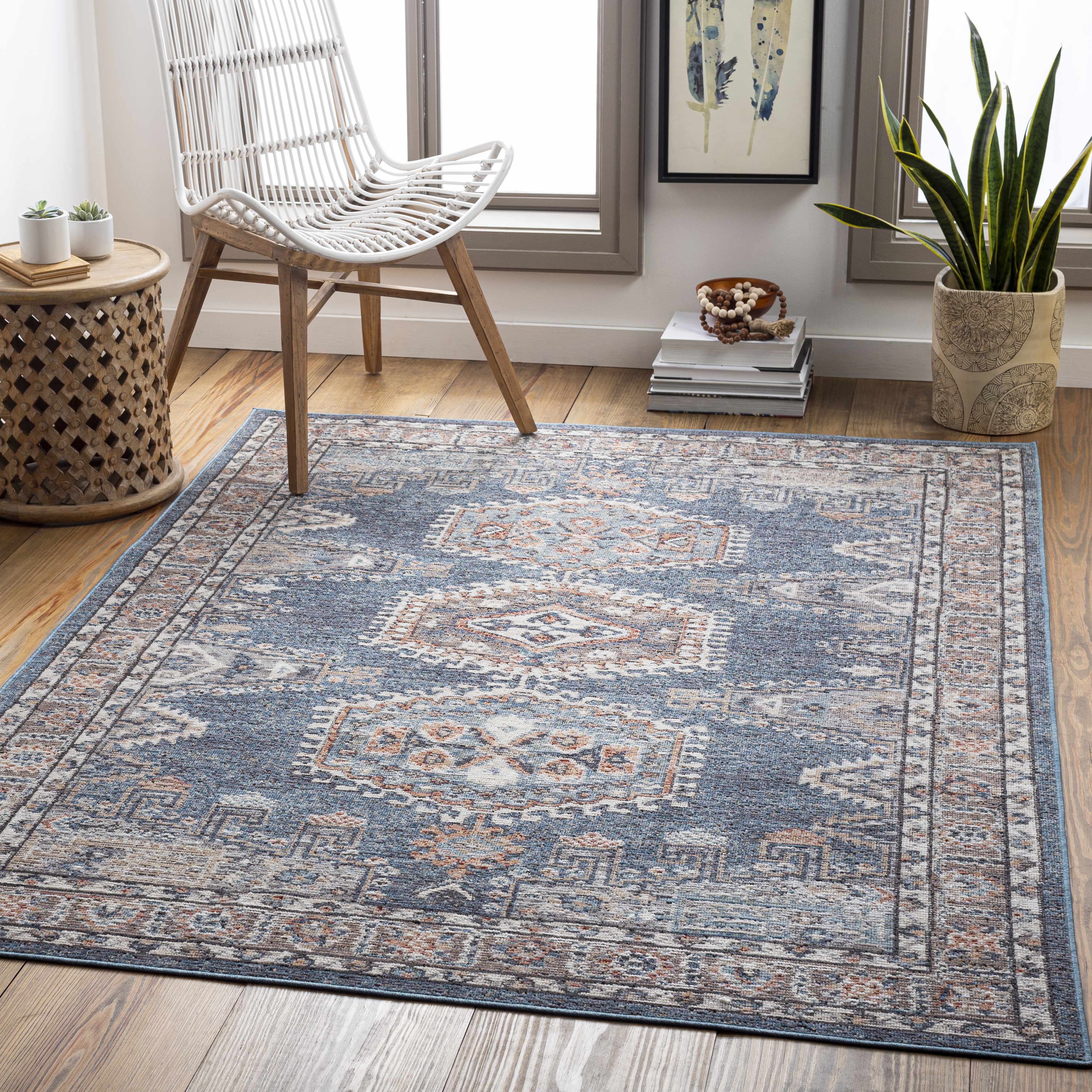 Watsonia 6'7in x 9' Outdoor Area Rug - Hauteloom