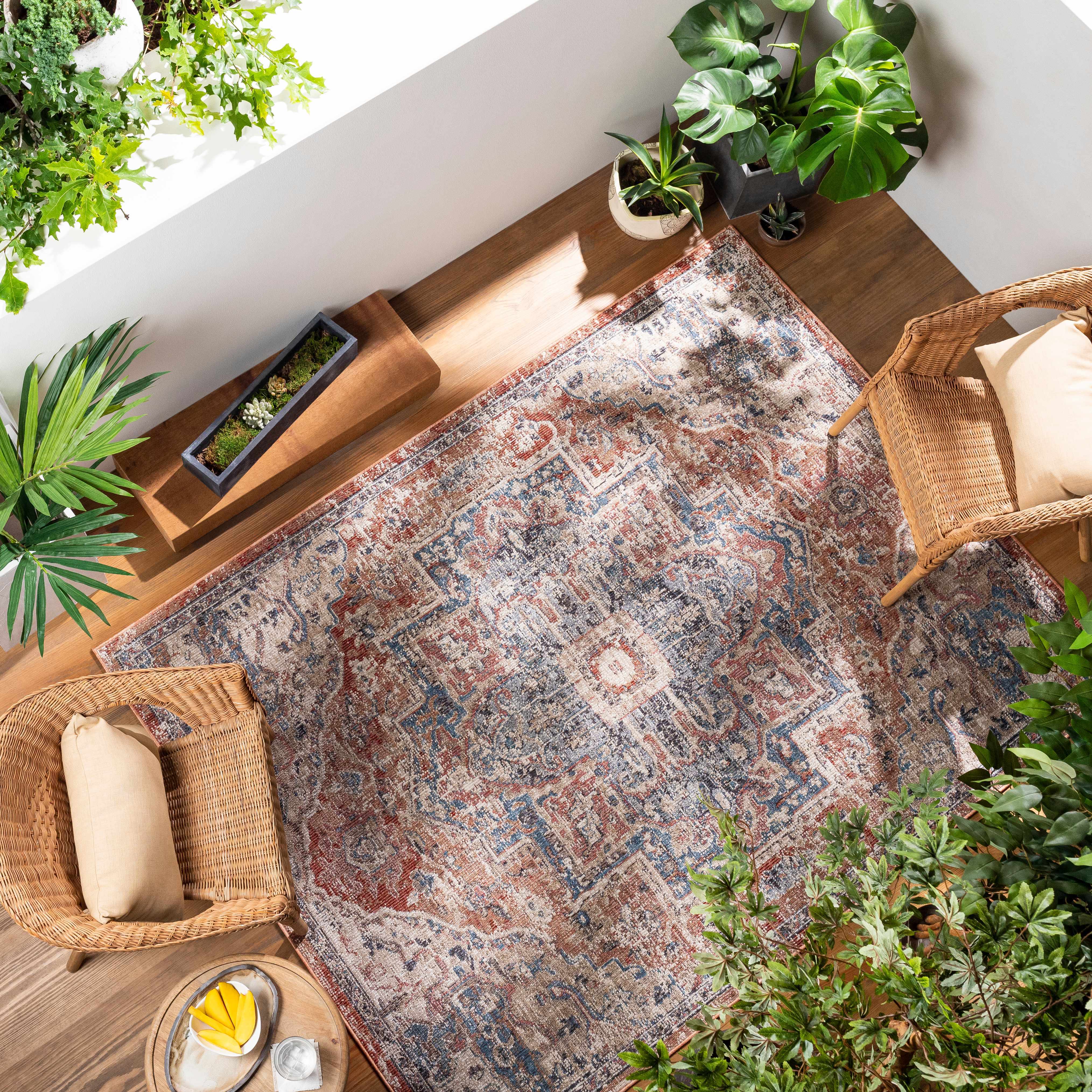 Maranoa 5'3in x 7' Outdoor Area Rug - Hauteloom
