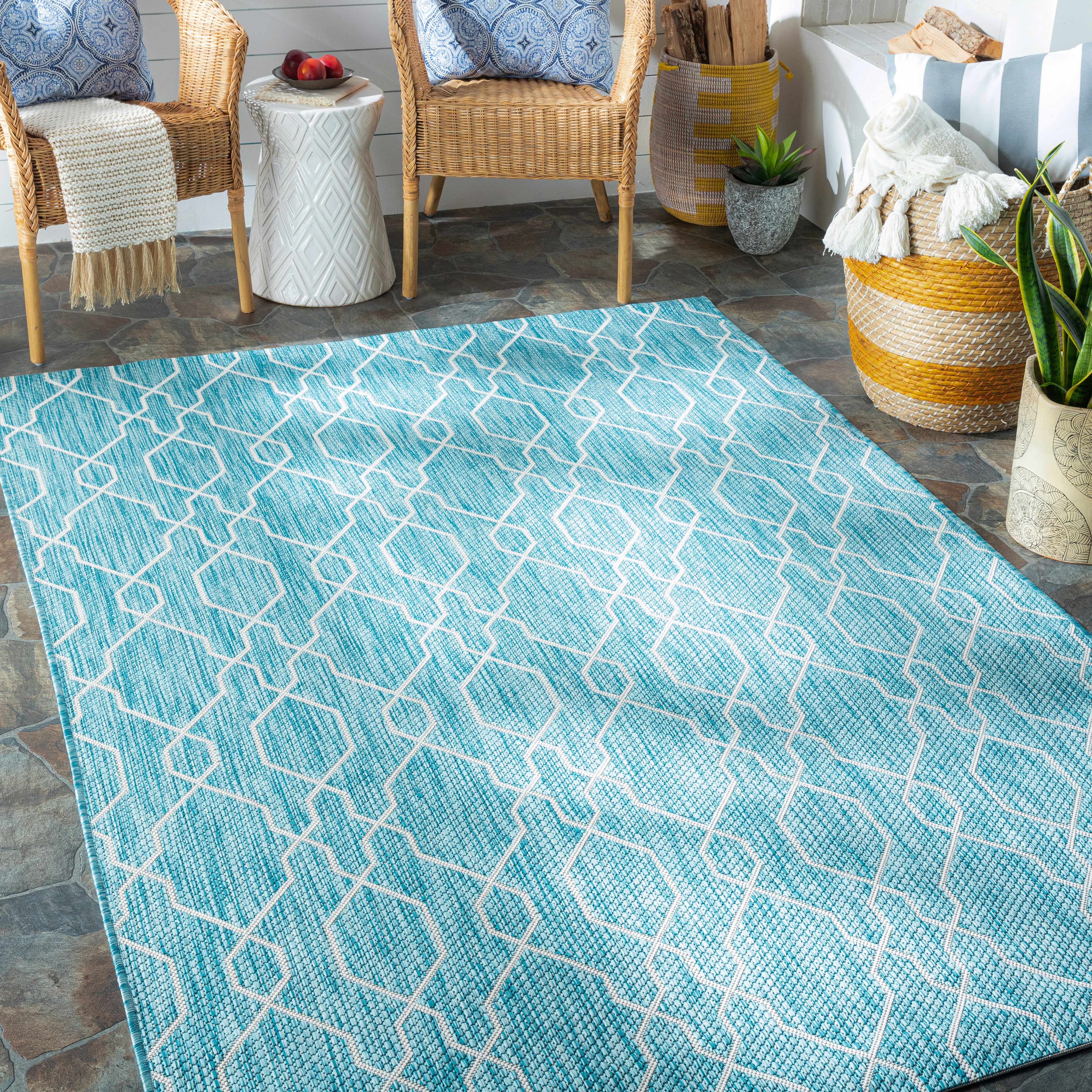 Ulverstone 5'3in x 7'7in Outdoor Area Rug - Hauteloom