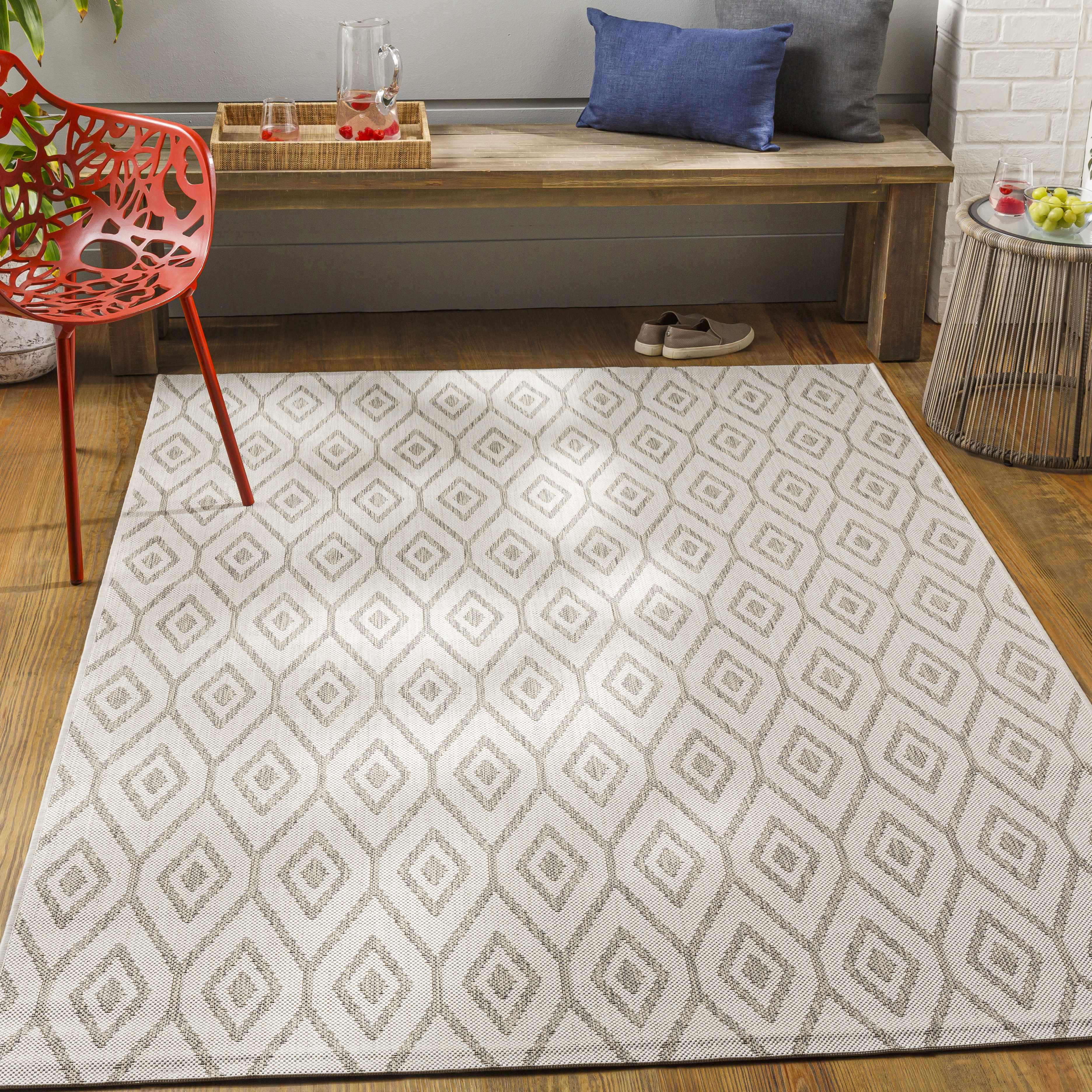 Colesburg 2' x 2'11in Outdoor Area Rug - Hauteloom