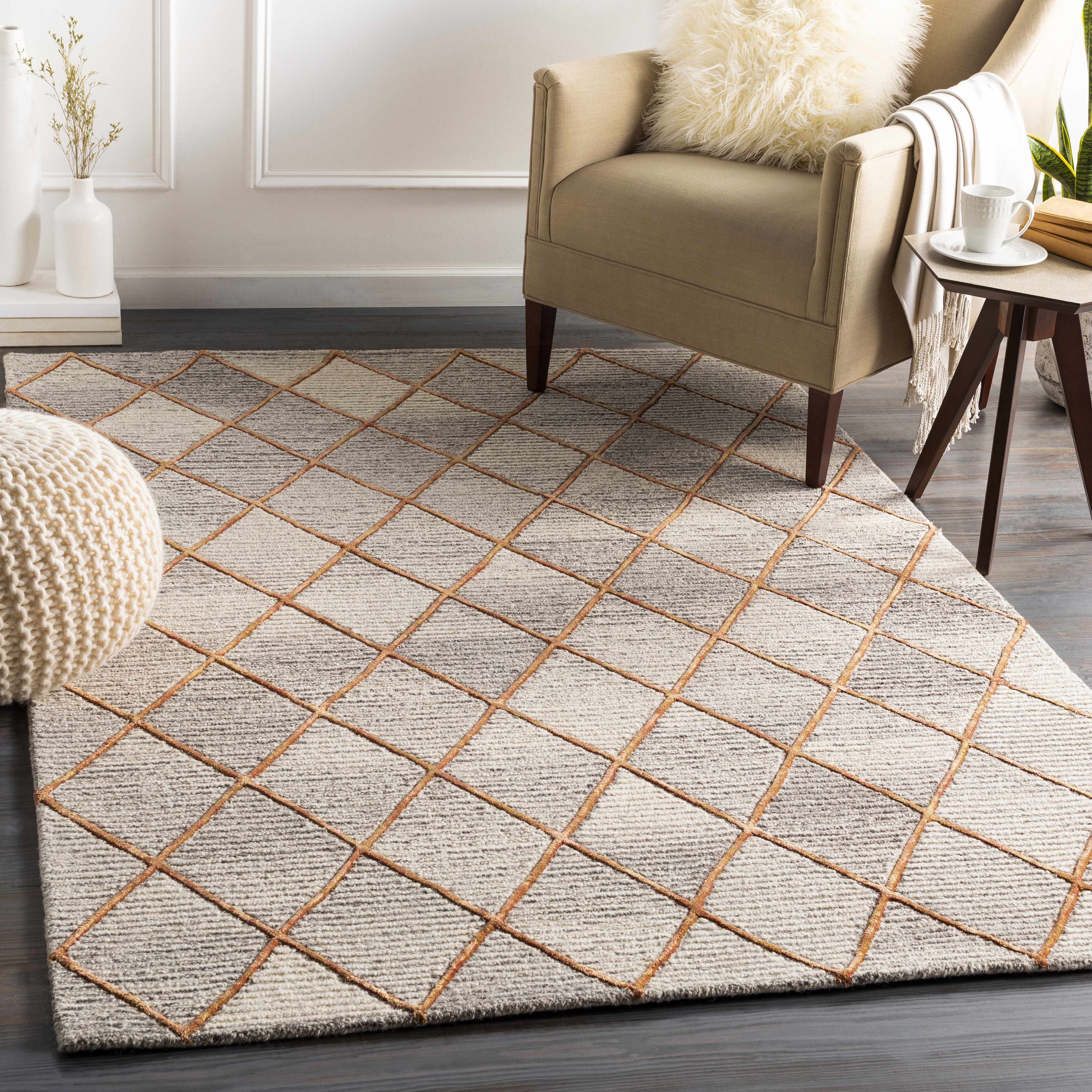Sharpes 8' x 10' Modern Handmade Moroccan Farmhouse Wool Area Rug - Hauteloom