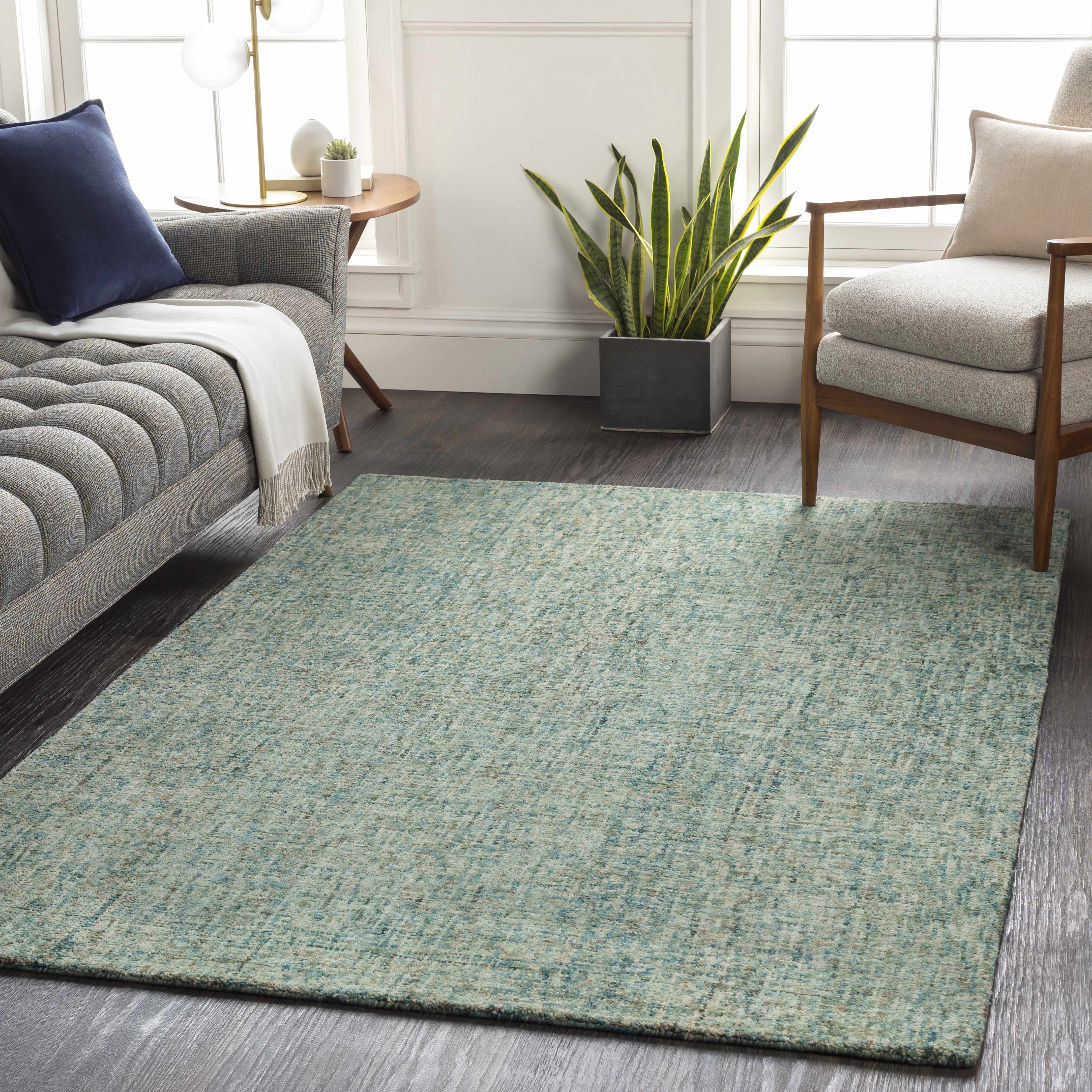 Redig 6' x 9' Modern Wool Area Rug - Hauteloom
