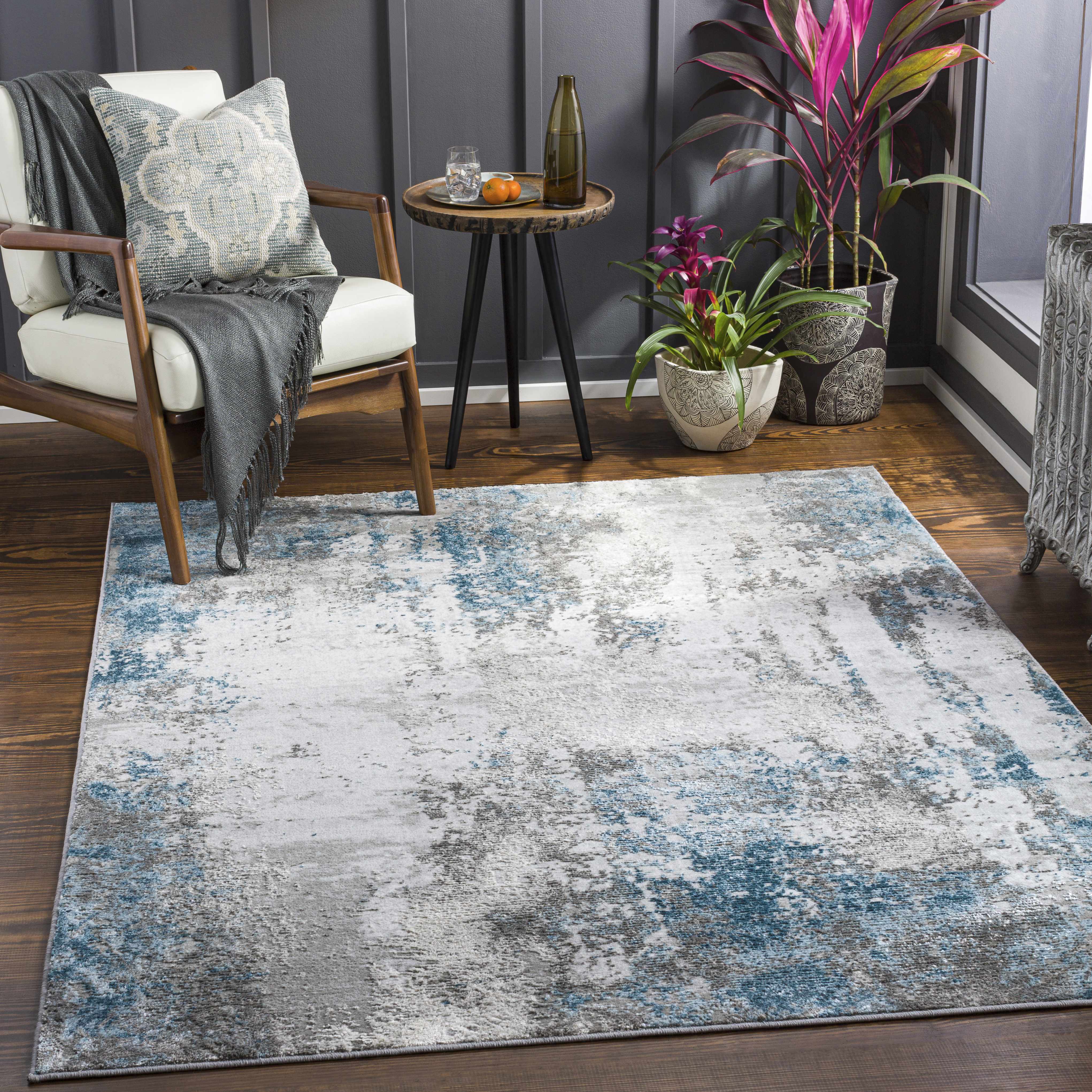 Hondagua 5'3in x 7' Modern Contemporary Bohemian Abstract Area Rug - Hauteloom