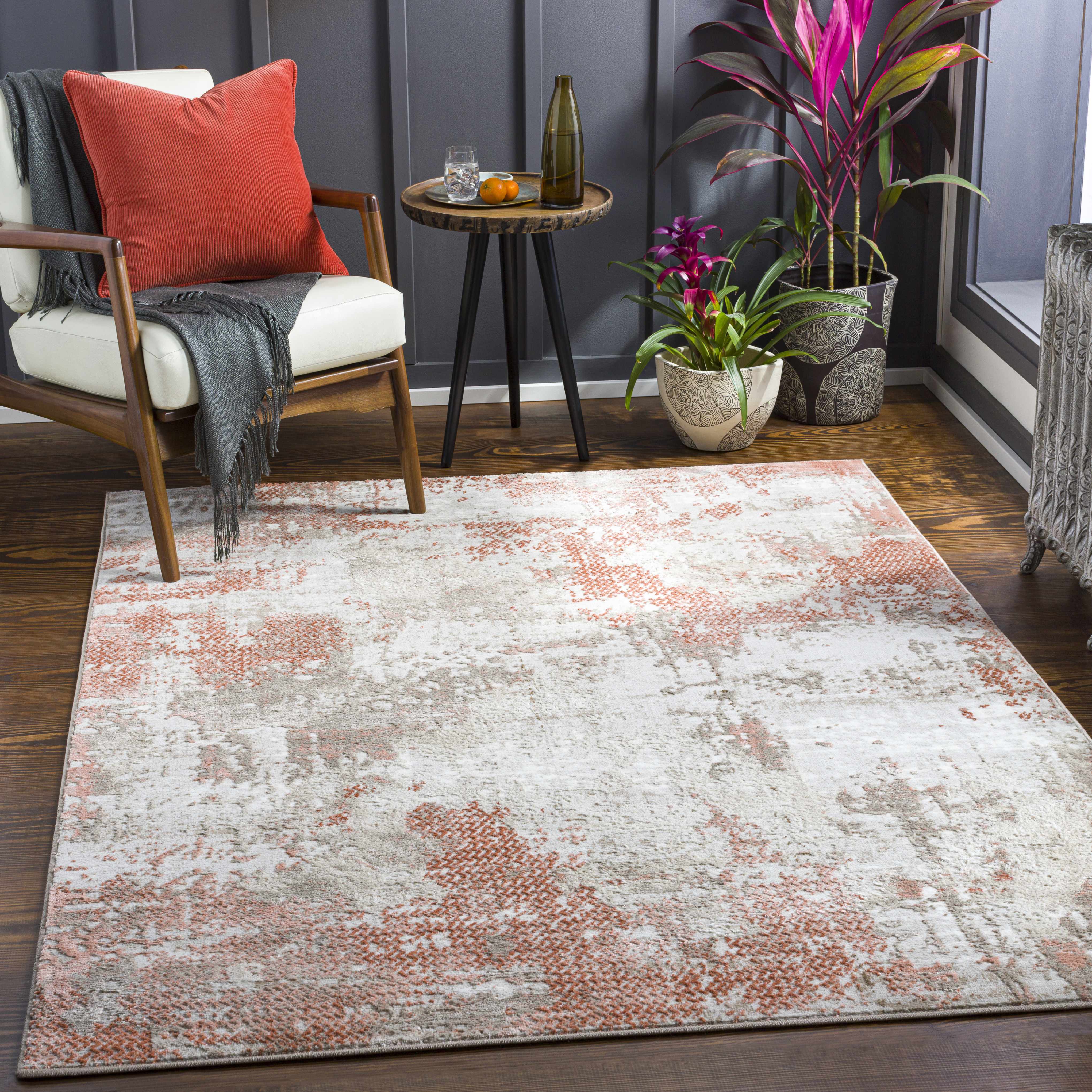 Tantangan 5'3in x 7' Modern Contemporary Bohemian Abstract Area Rug - Hauteloom