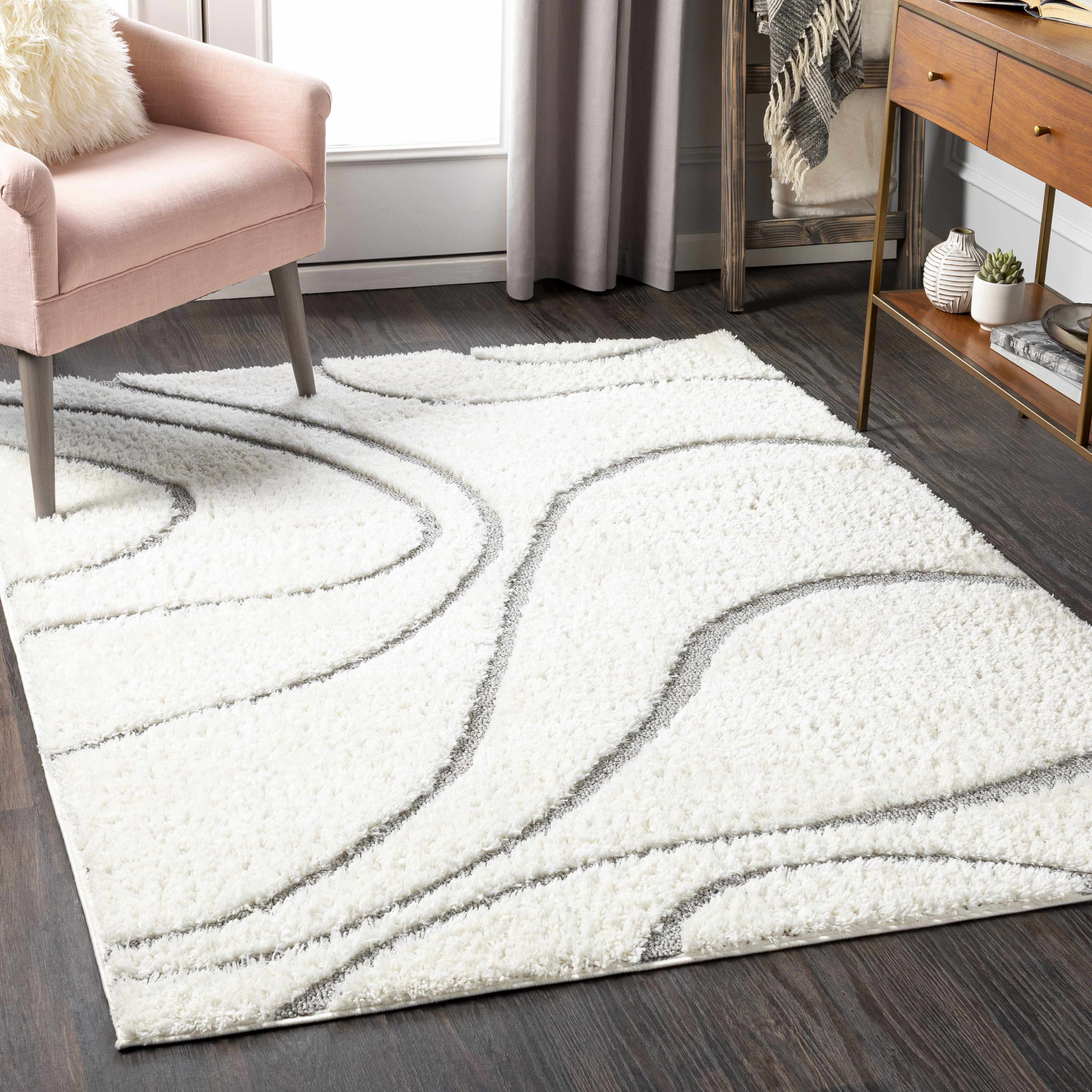 Rawmarsh 7'10in x 10' Modern Area Rug - Hauteloom