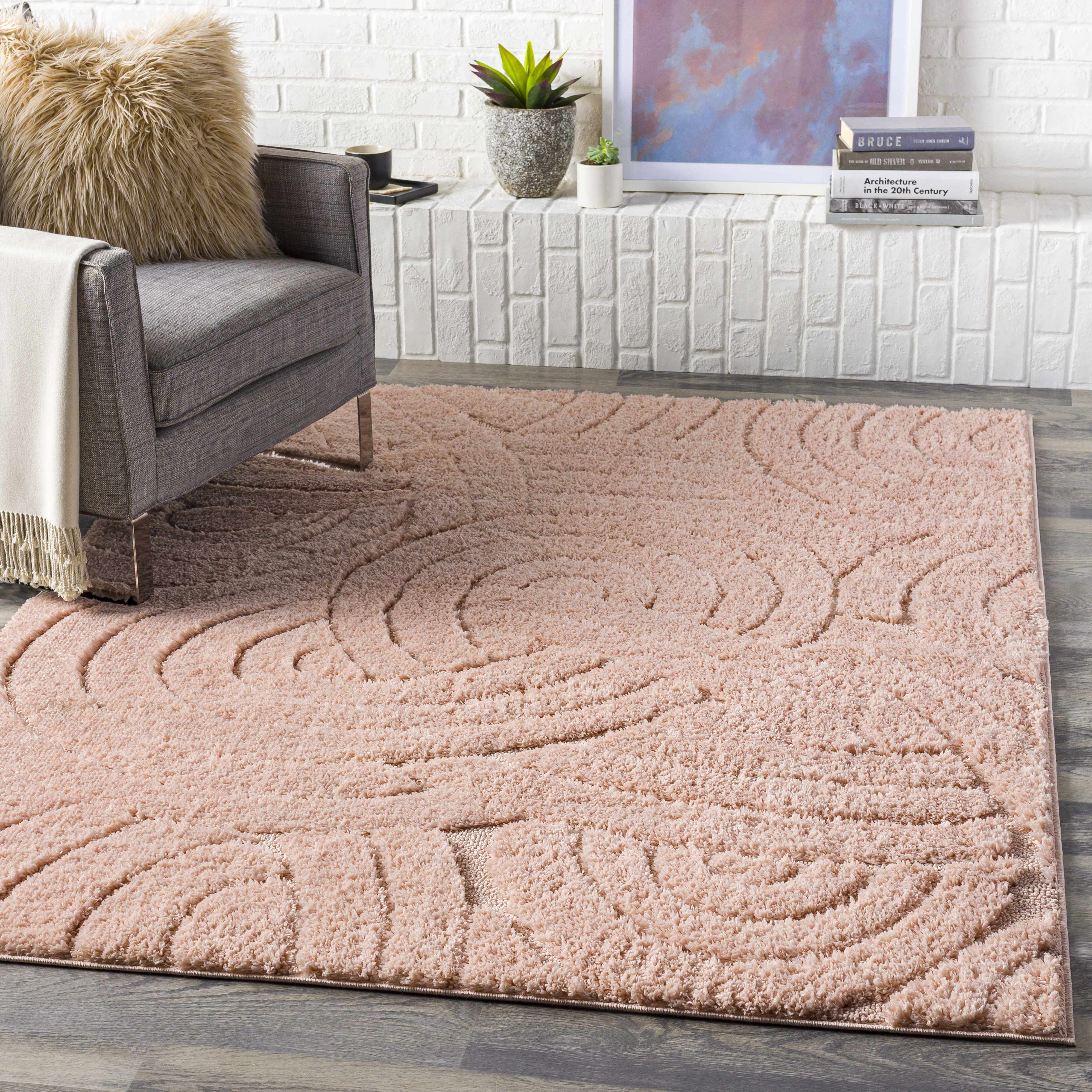 Kadina 6'7in x 9' Modern Area Rug - Hauteloom