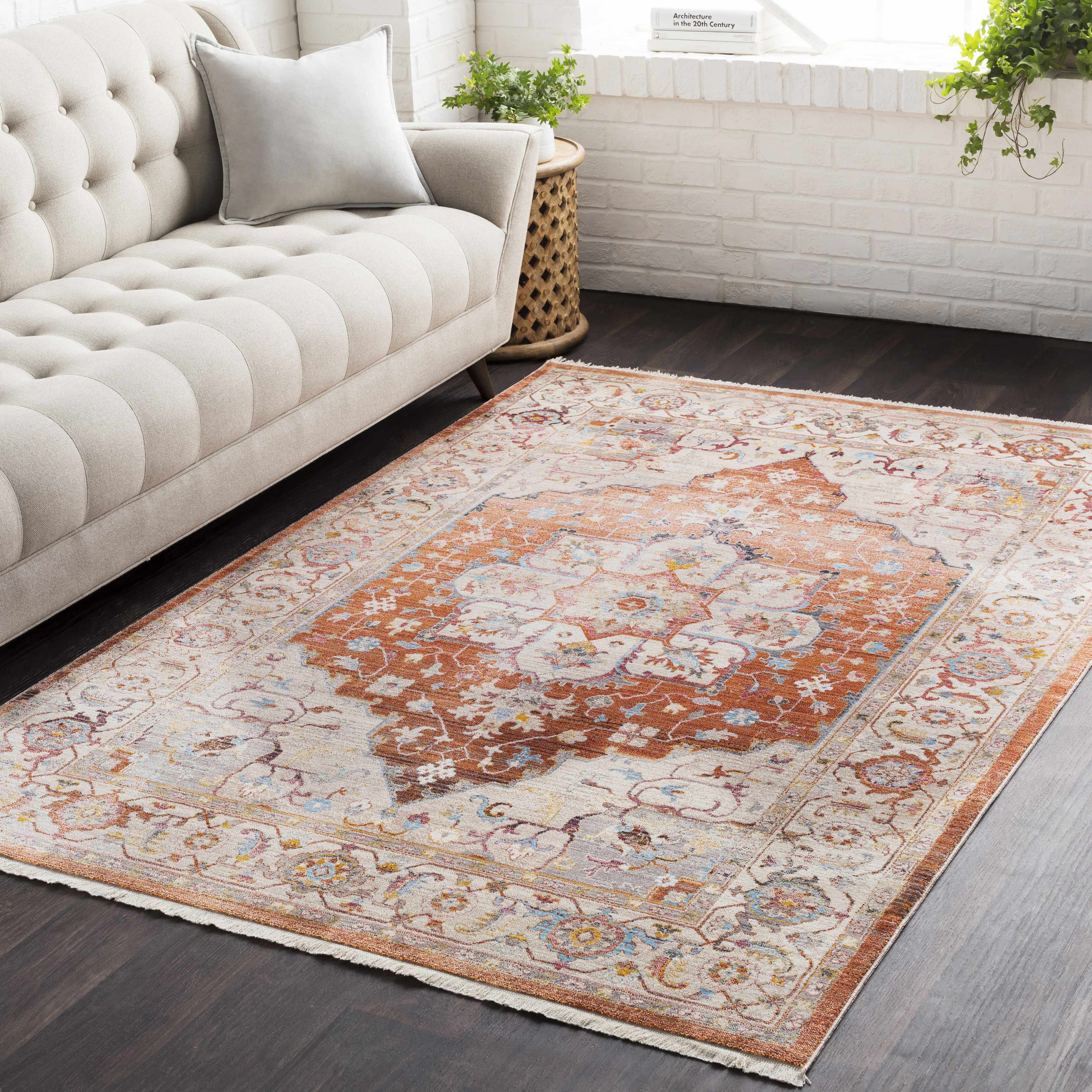 Phila 7'10in x 10'2in Updated Traditional Area Rug - Hauteloom