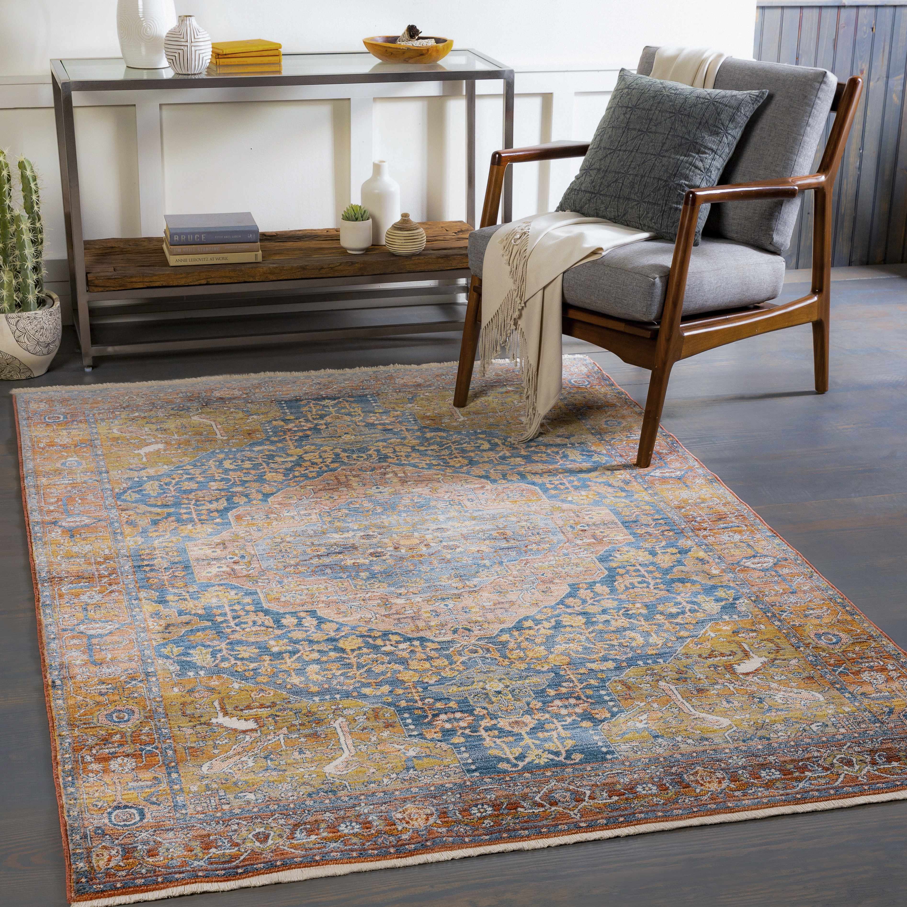 Vredendal 8'10in x 13' Traditional Updated Traditional Farmhouse Area Rug - Hauteloom
