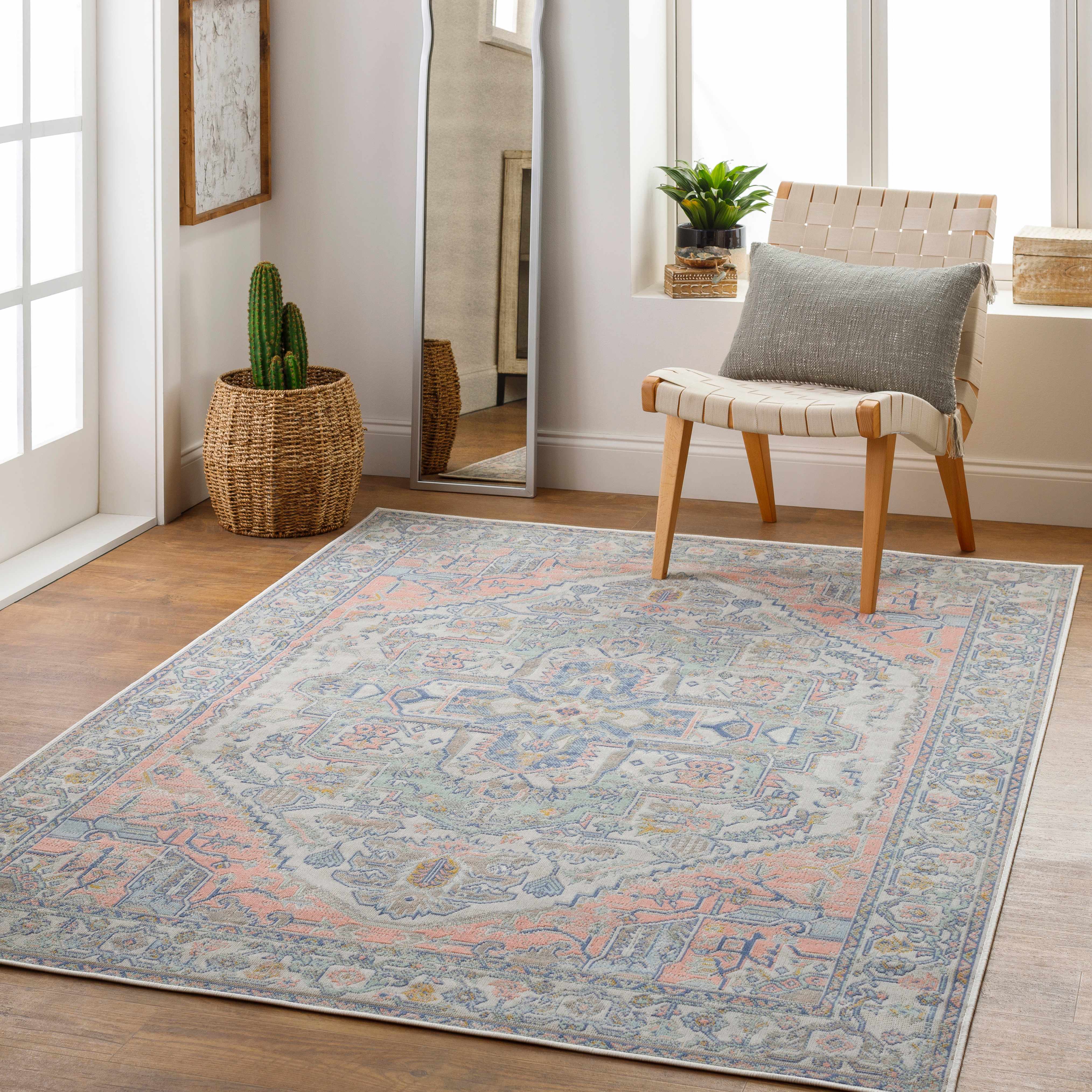 Hopa 7'10in x 10'2in Updated Traditional Farmhouse Area Rug - Hauteloom