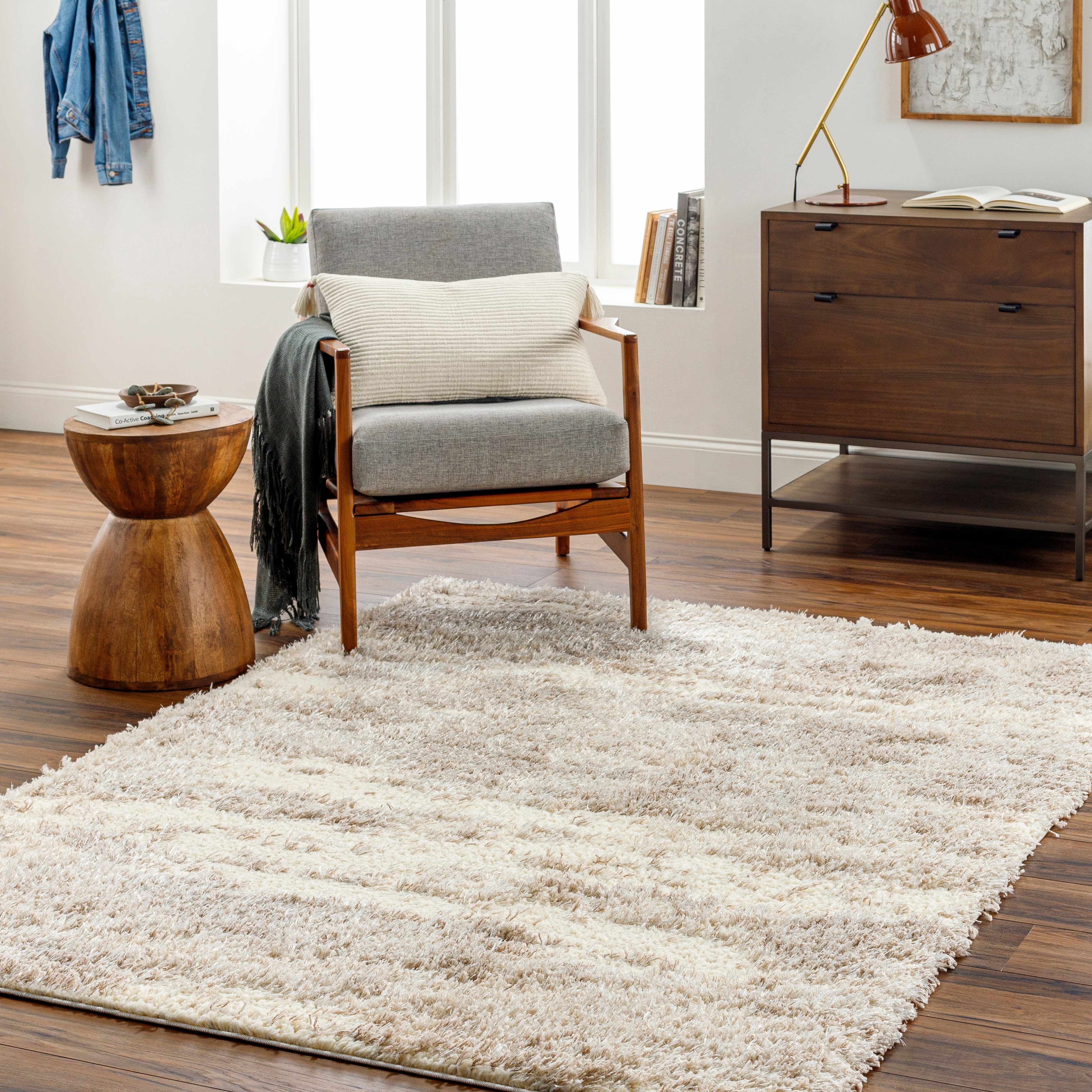 Grete 5'3in x 7' Area Rug - Hauteloom