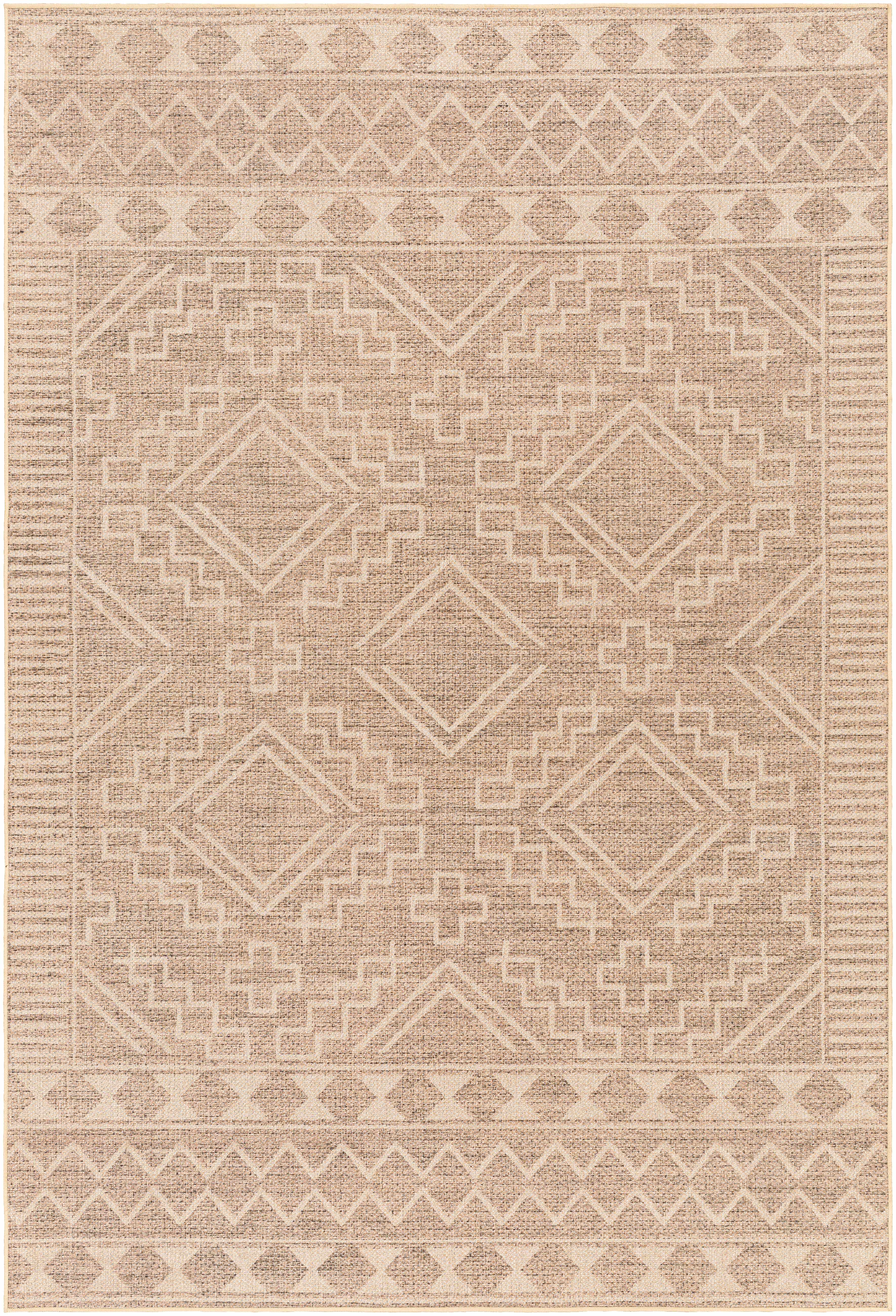 Halle 5' x 8' Washable Area Rug - Hauteloom