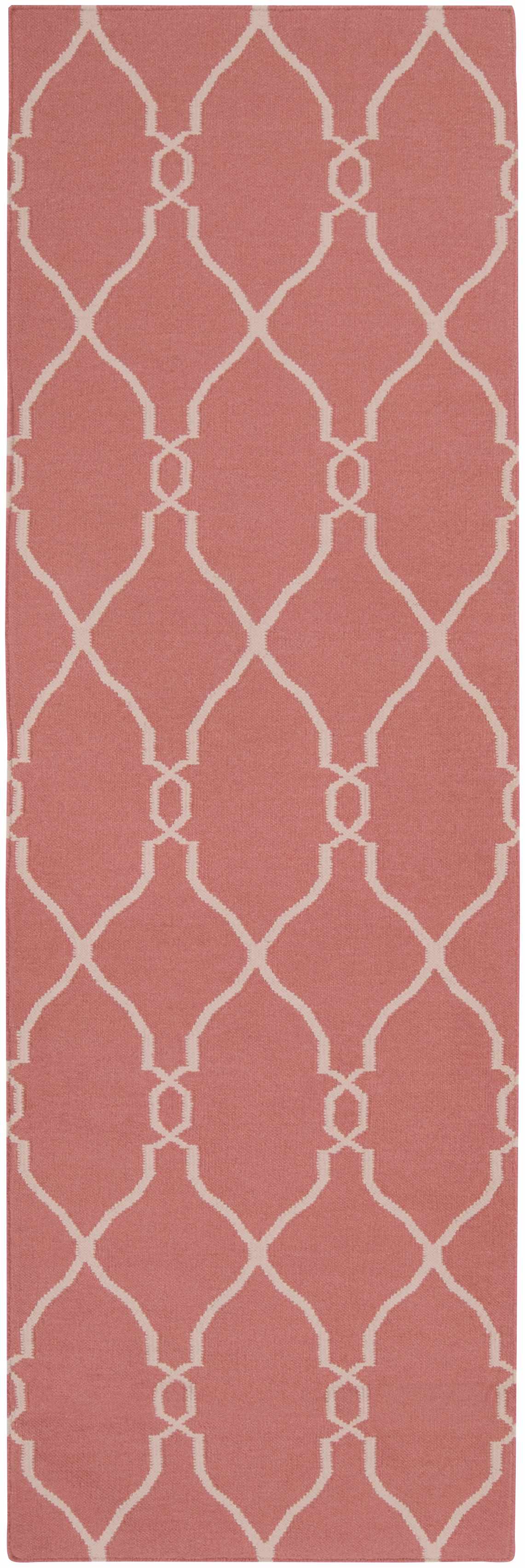 Melcher 2'6in x 8' Transitional Flat Weave Moroccan Wool Runner - Hauteloom
