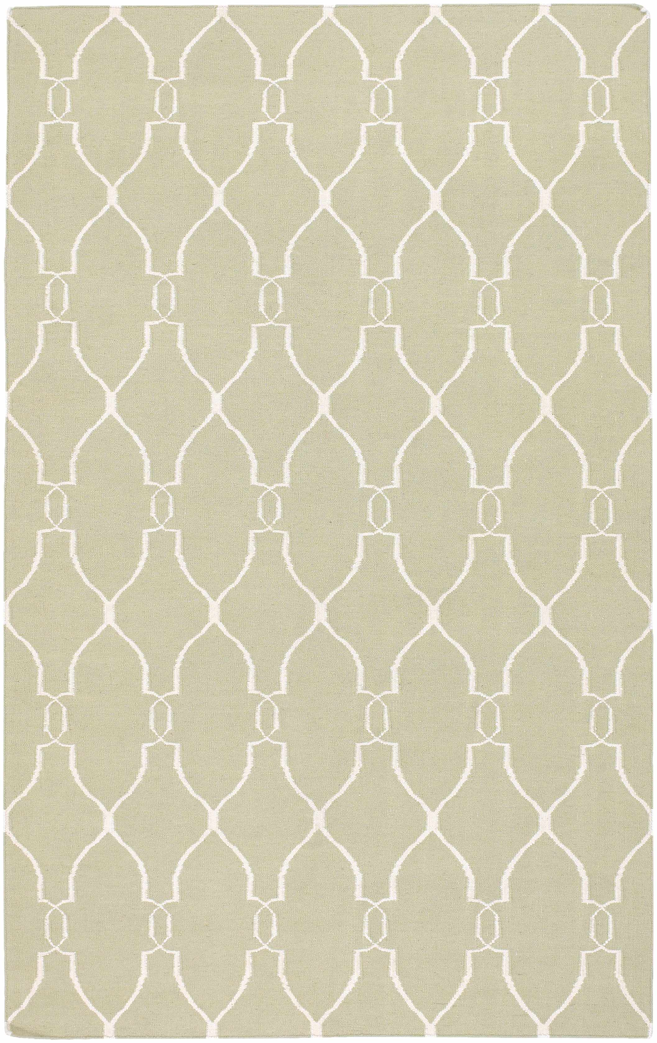 Niwot 3'6in x 5'6in Transitional Flat Weave Moroccan Wool Area Rug - Hauteloom