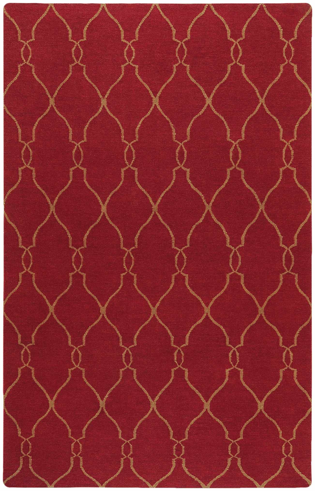 Mayville 8' x 11' Transitional Flat Weave Moroccan Trellis Wool Area Rug - Hauteloom