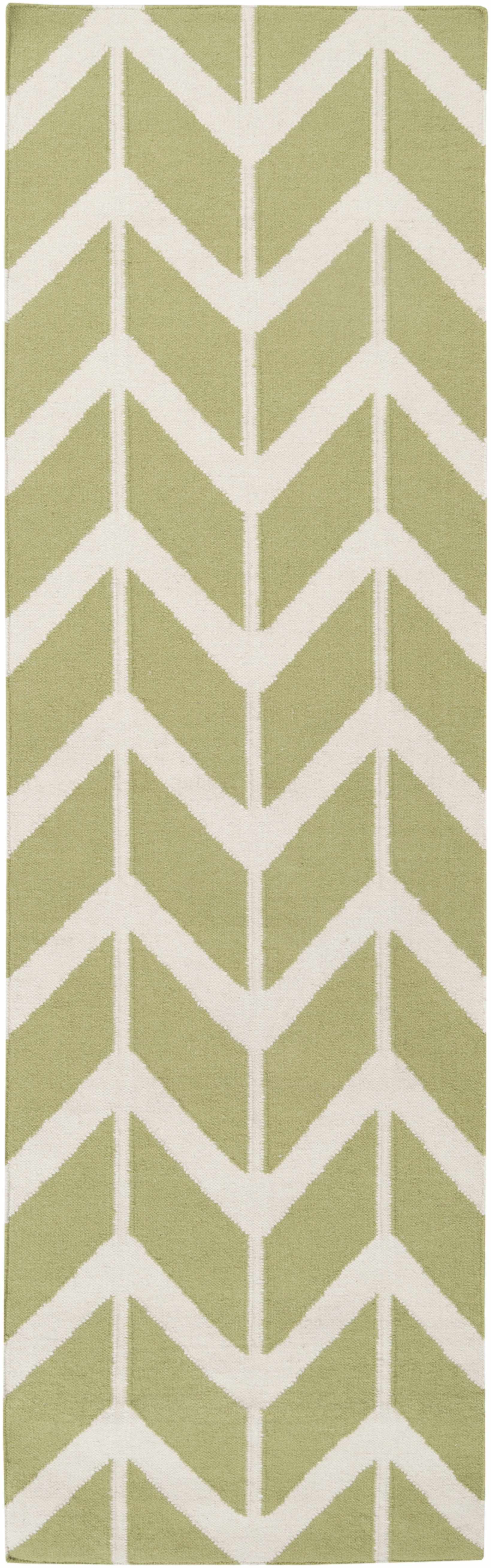 Kenwood 2'6in x 8' Transitional Modern Moroccan Flat Weave Wool Runner - Hauteloom