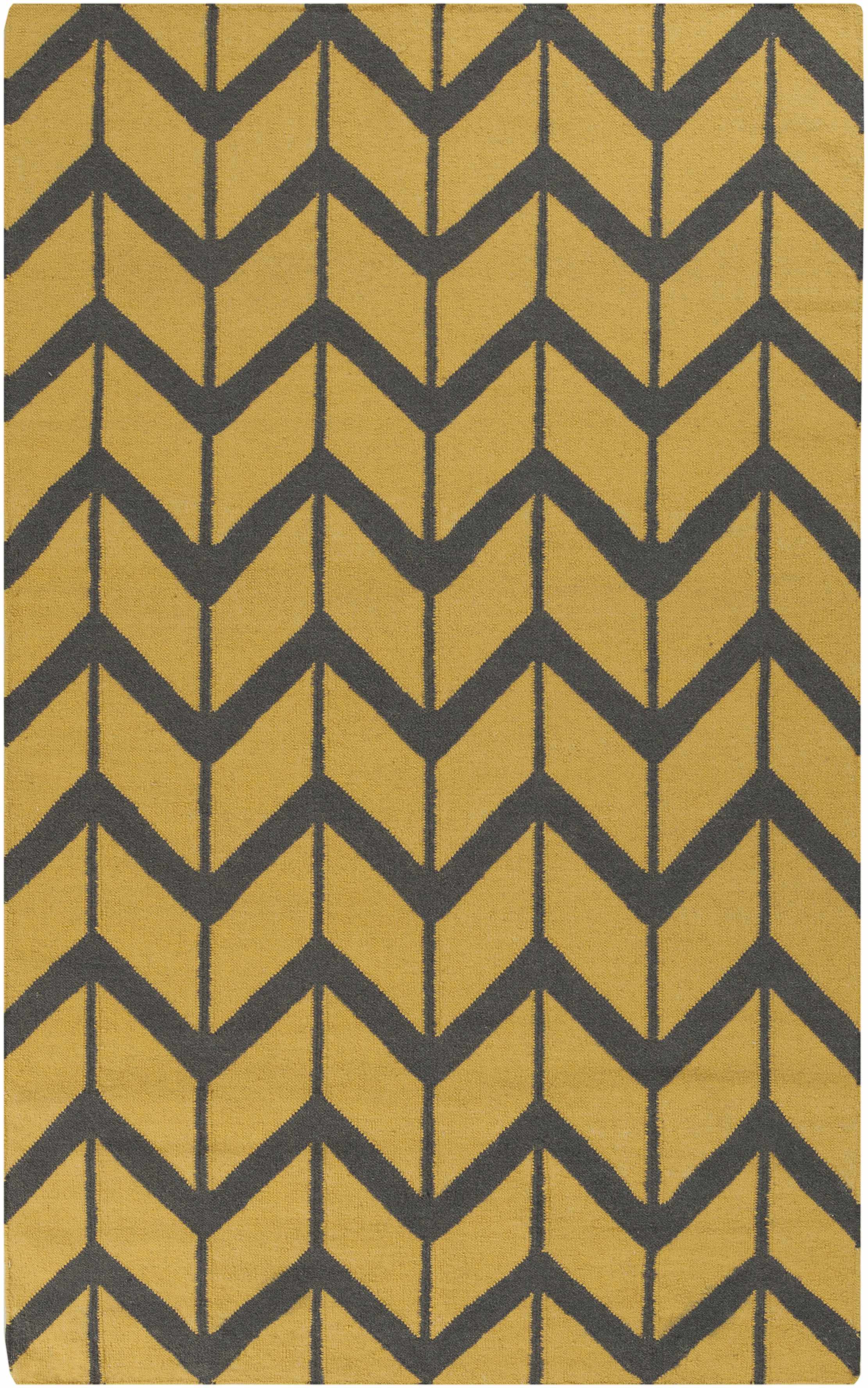 Groves 3'6in x 5'6in Transitional Flat Weave Moroccan Trellis Wool Area Rug - Hauteloom
