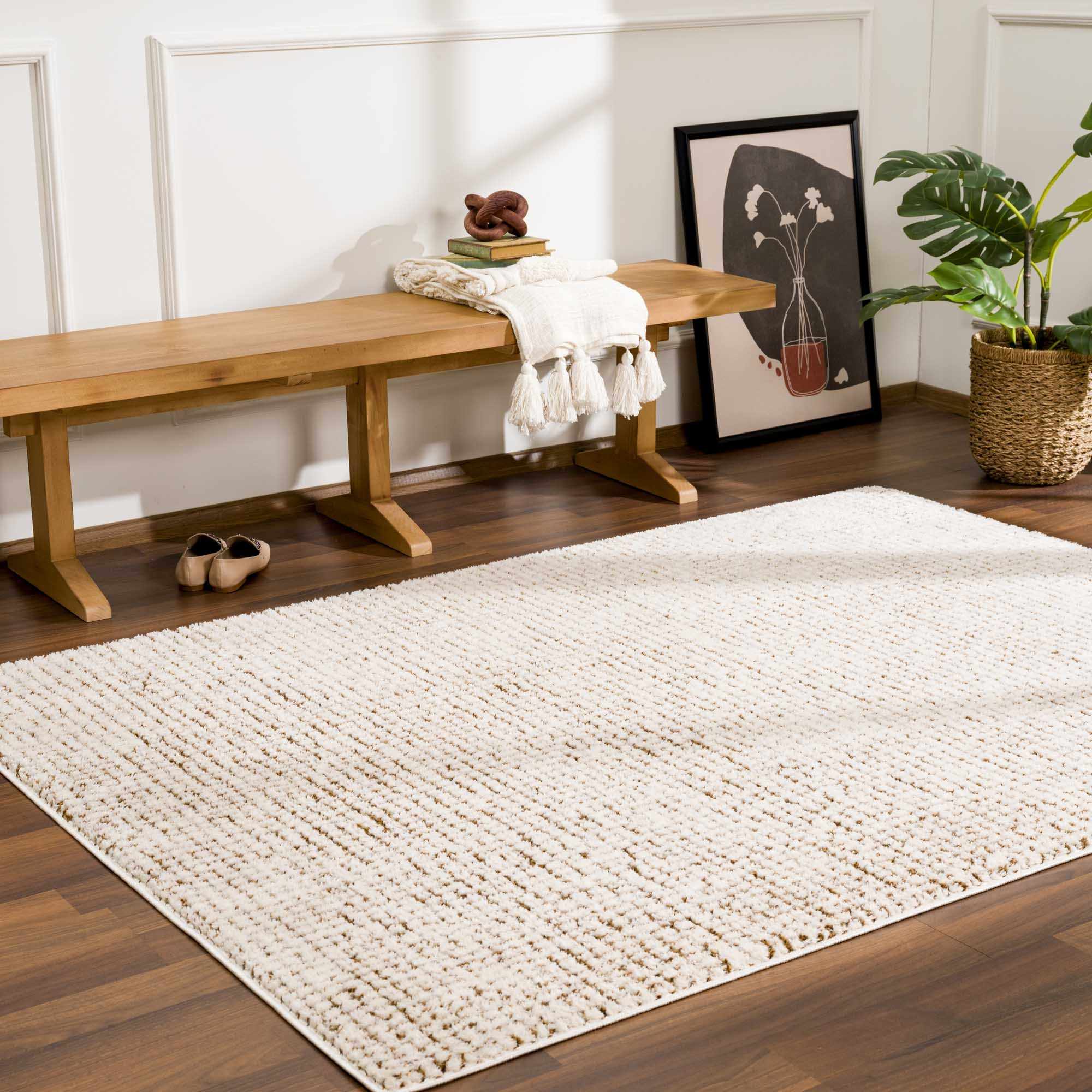 Keita 6'7in x 9' Area Rug - Hauteloom