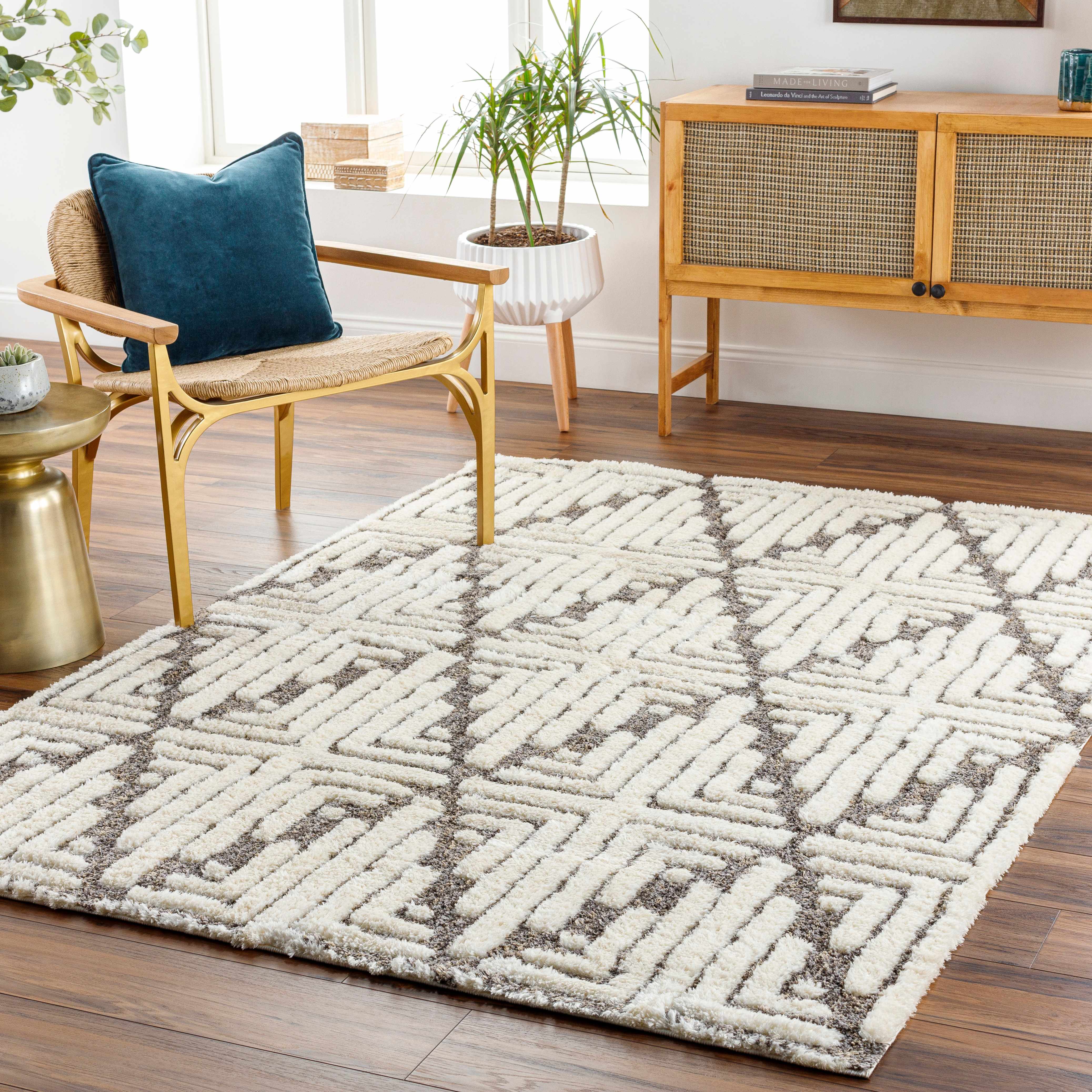 Livi 6'7in x 9' Area Rug - Hauteloom