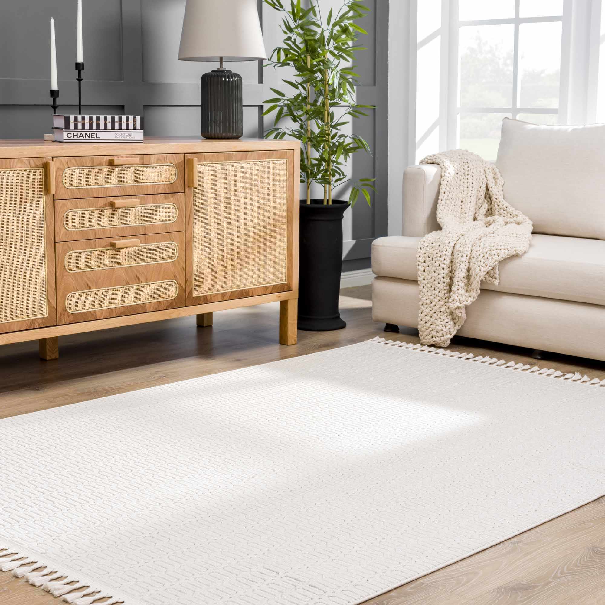 Azize 9'2in x 12' Area Rug - Hauteloom