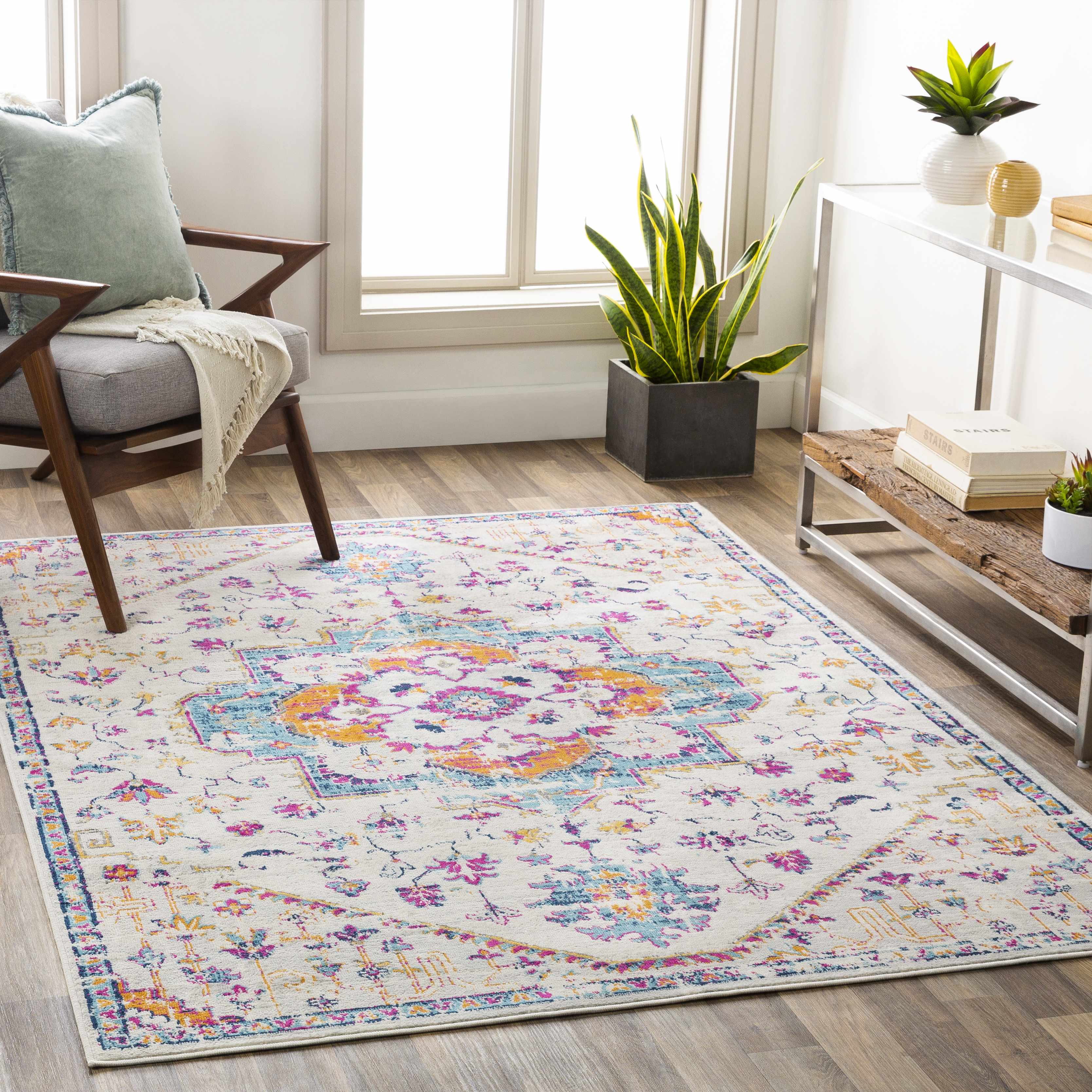 Kahibah 9' x 12'3in Traditional Area Rug - Hauteloom