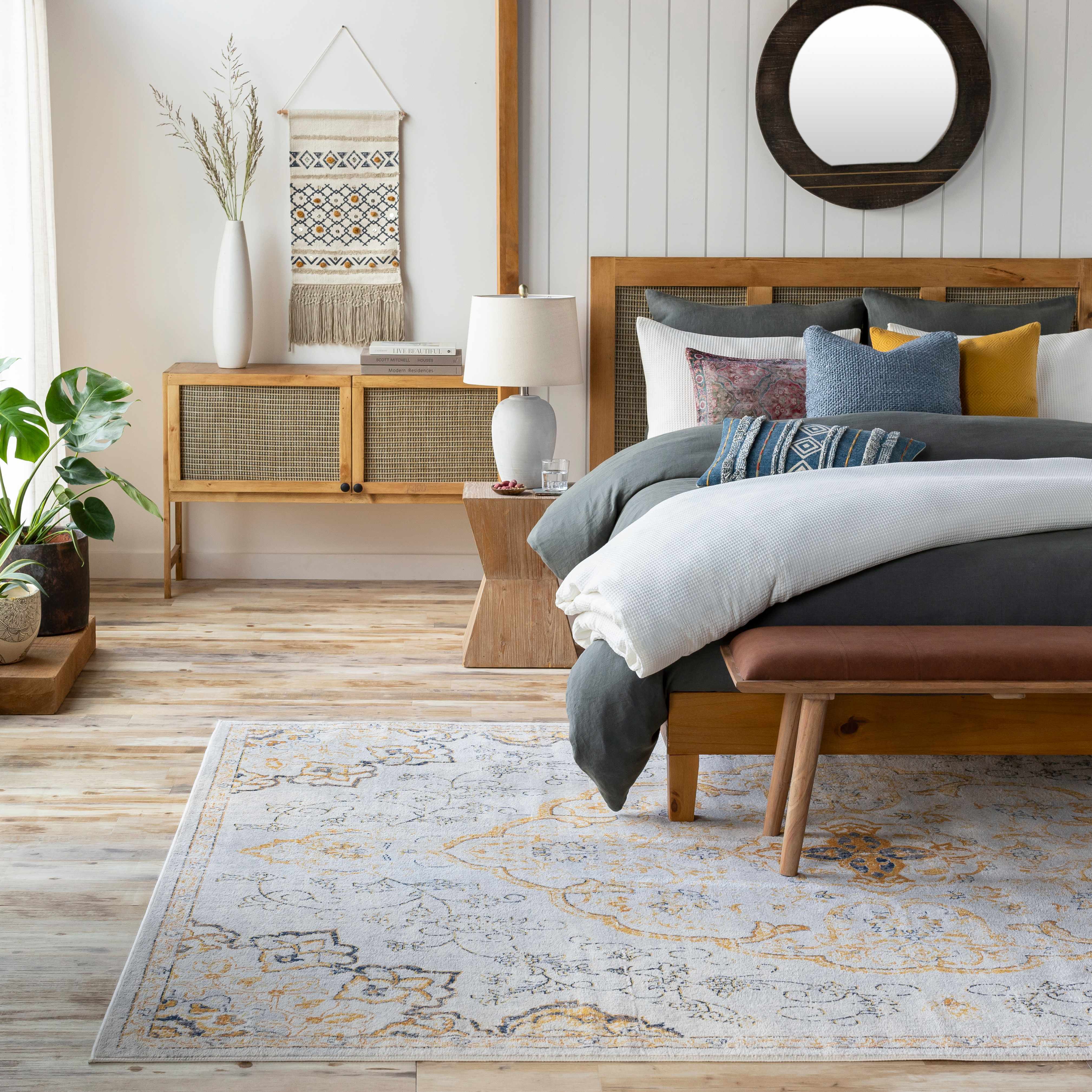 Mehoopany 5'3in x 7'1in Traditional Area Rug - Hauteloom