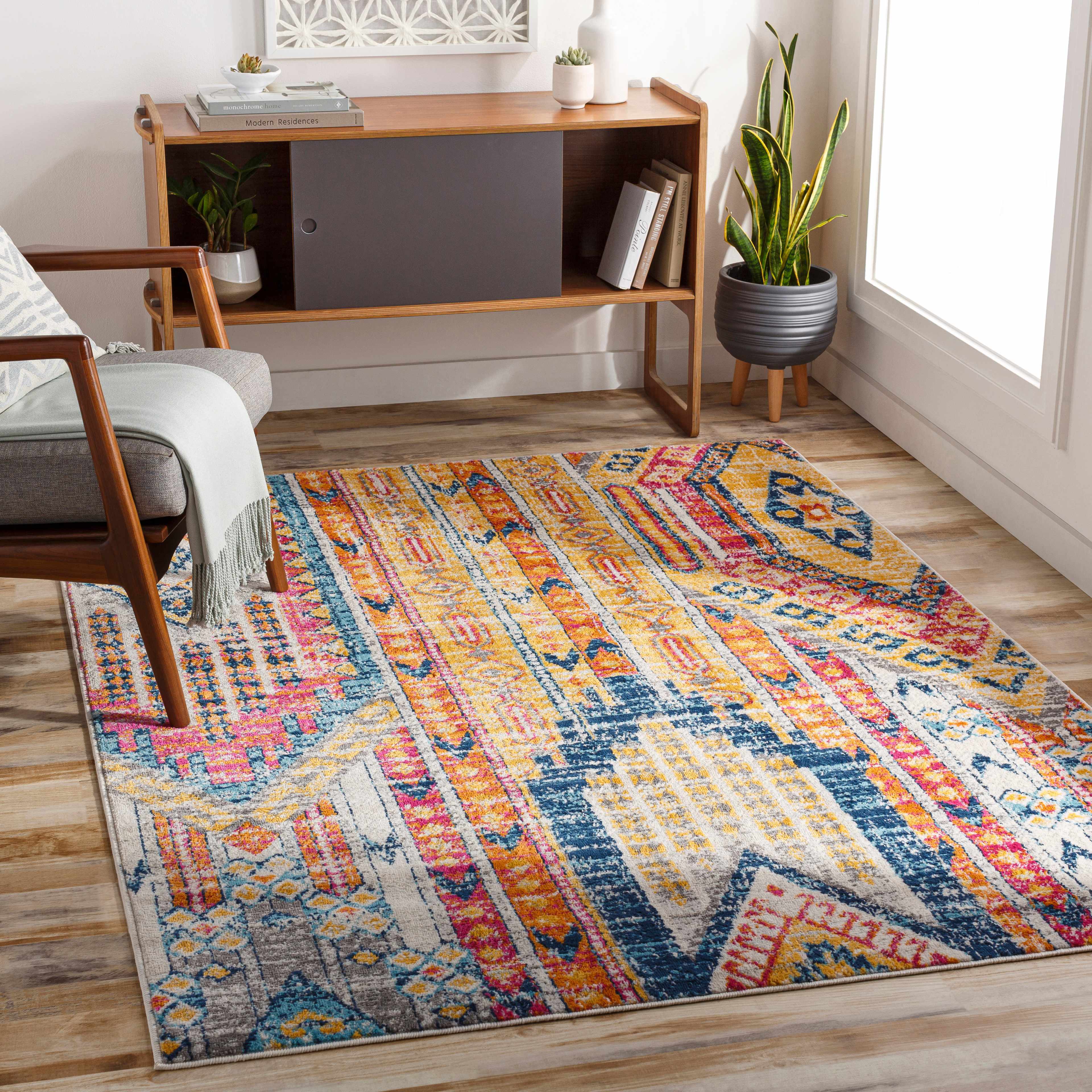 Blandinsville 6'7in x 9' Area Rug - Hauteloom