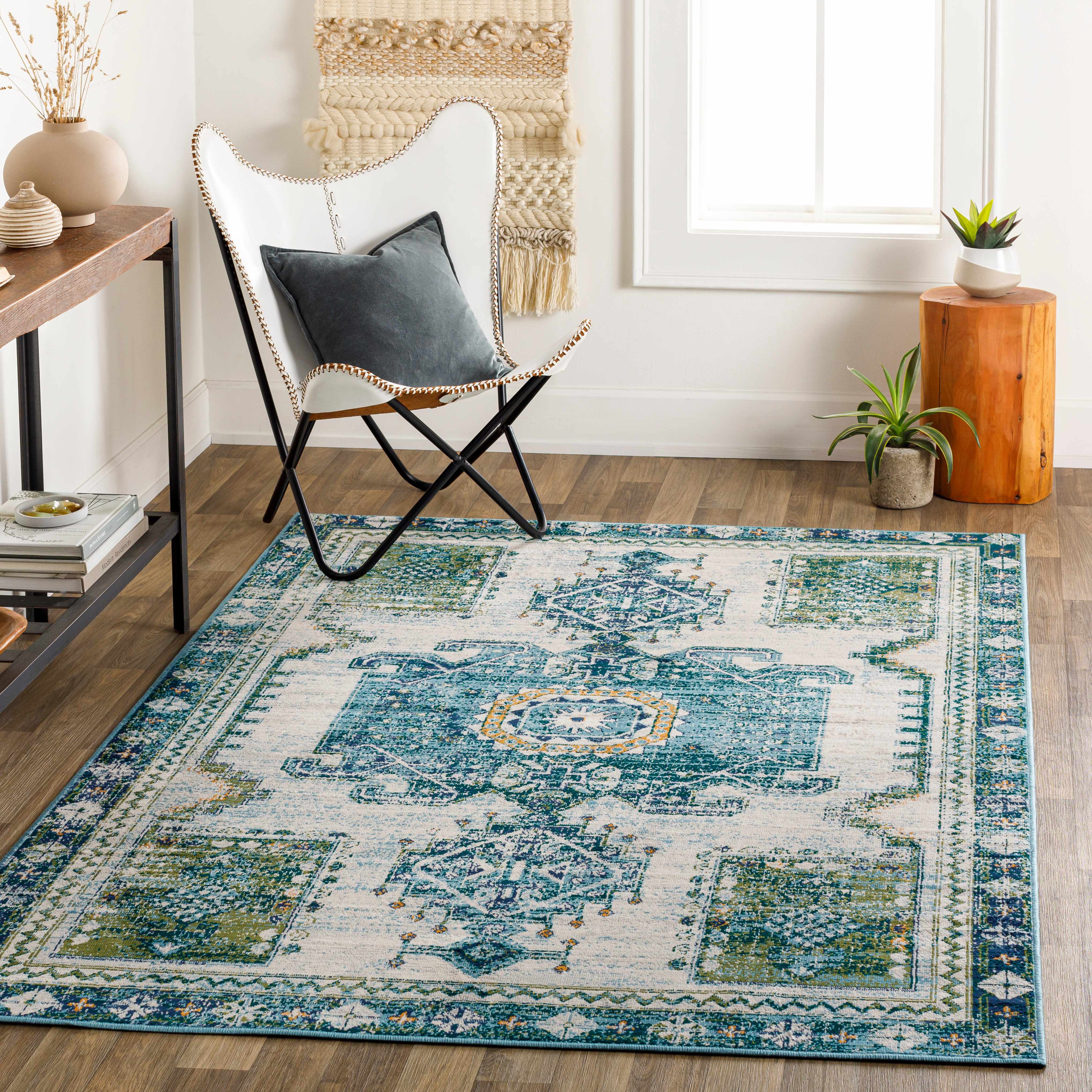 Moore 6'7in x 9' Area Rug - Hauteloom