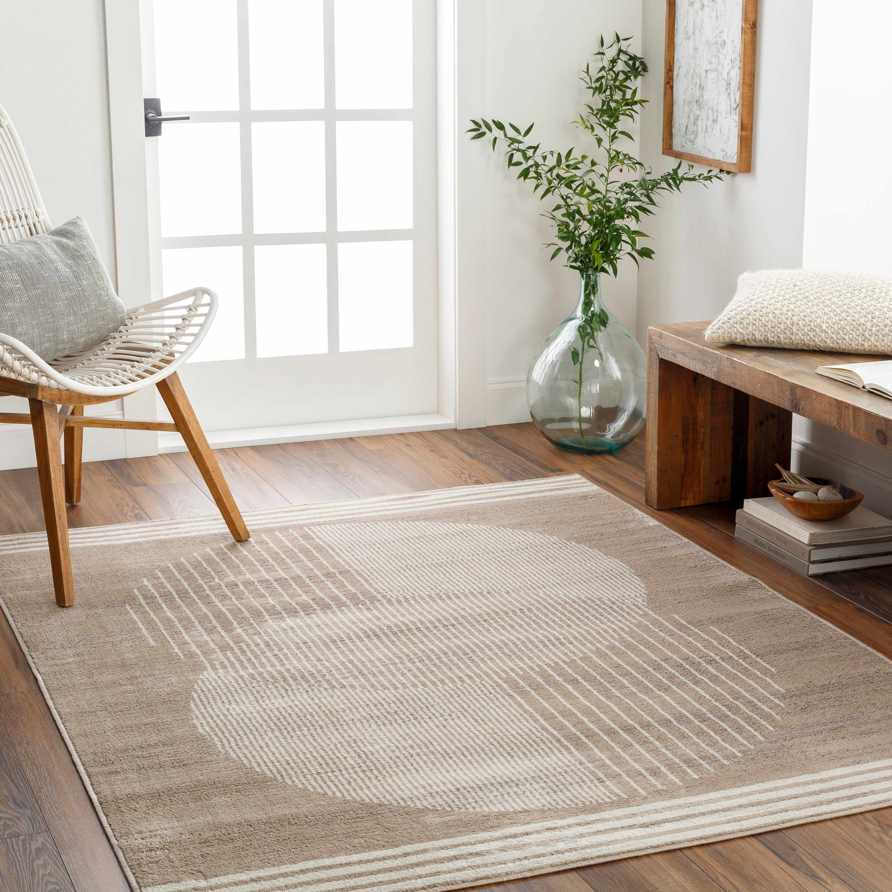 Zeke 7'10in x 10' Modern Updated Traditional Farmhouse Area Rug - Hauteloom