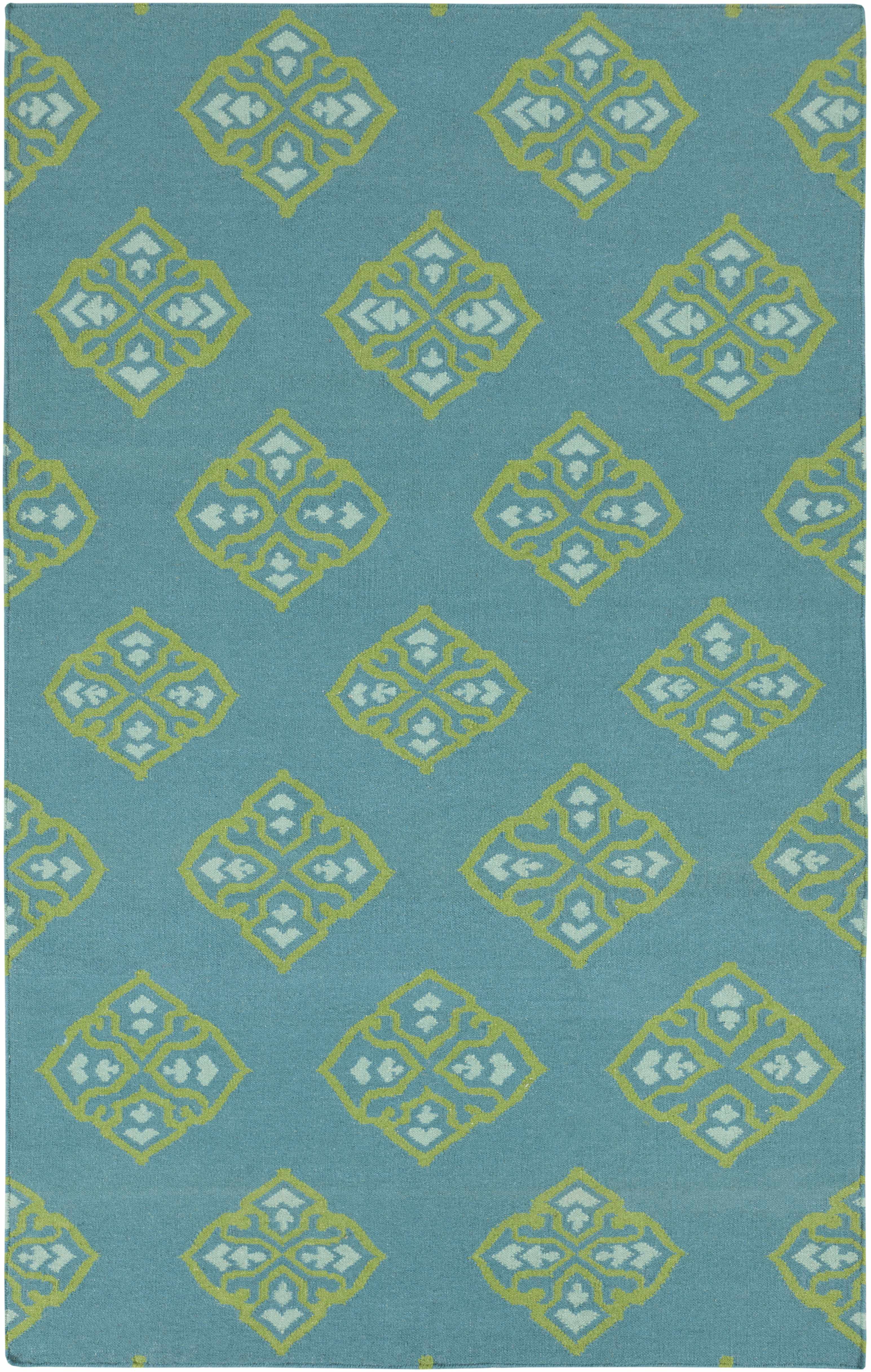 Poestenkill 8' x 11' Modern Flat Weave Moroccan Wool Area Rug - Hauteloom