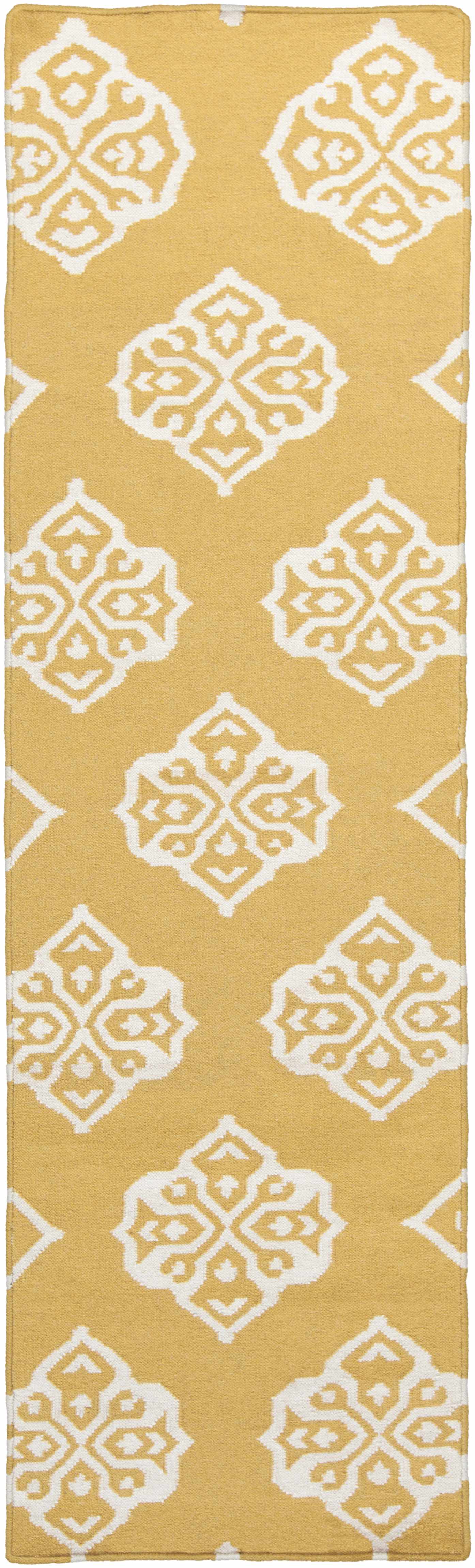 Mattoon 2'6in x 8' Modern Flat Weave Moroccan Wool Runner - Hauteloom