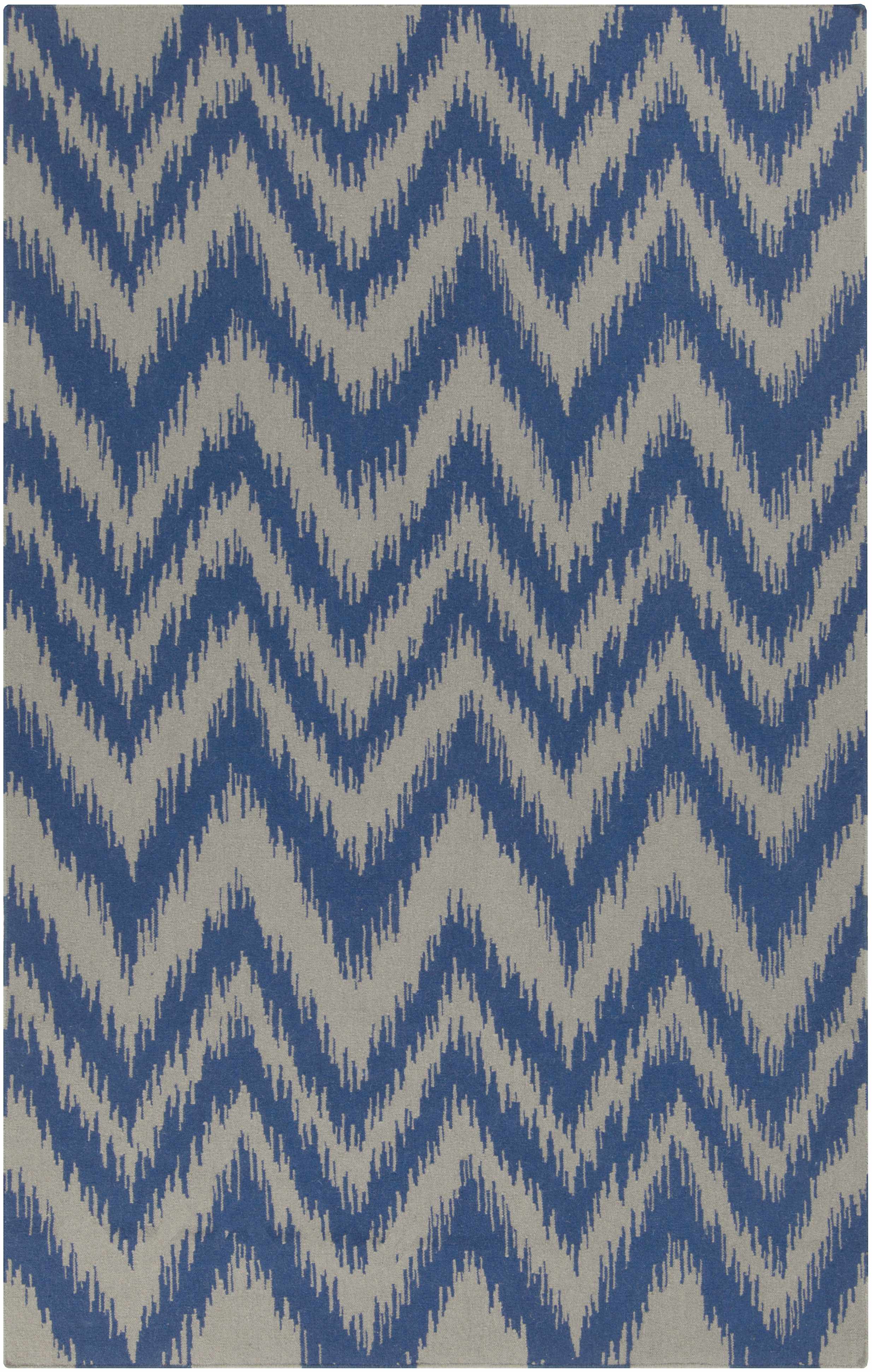 Goodson 3'6in x 5'6in Flatweave Farmhouse Stripes Wool Area Rug - Hauteloom