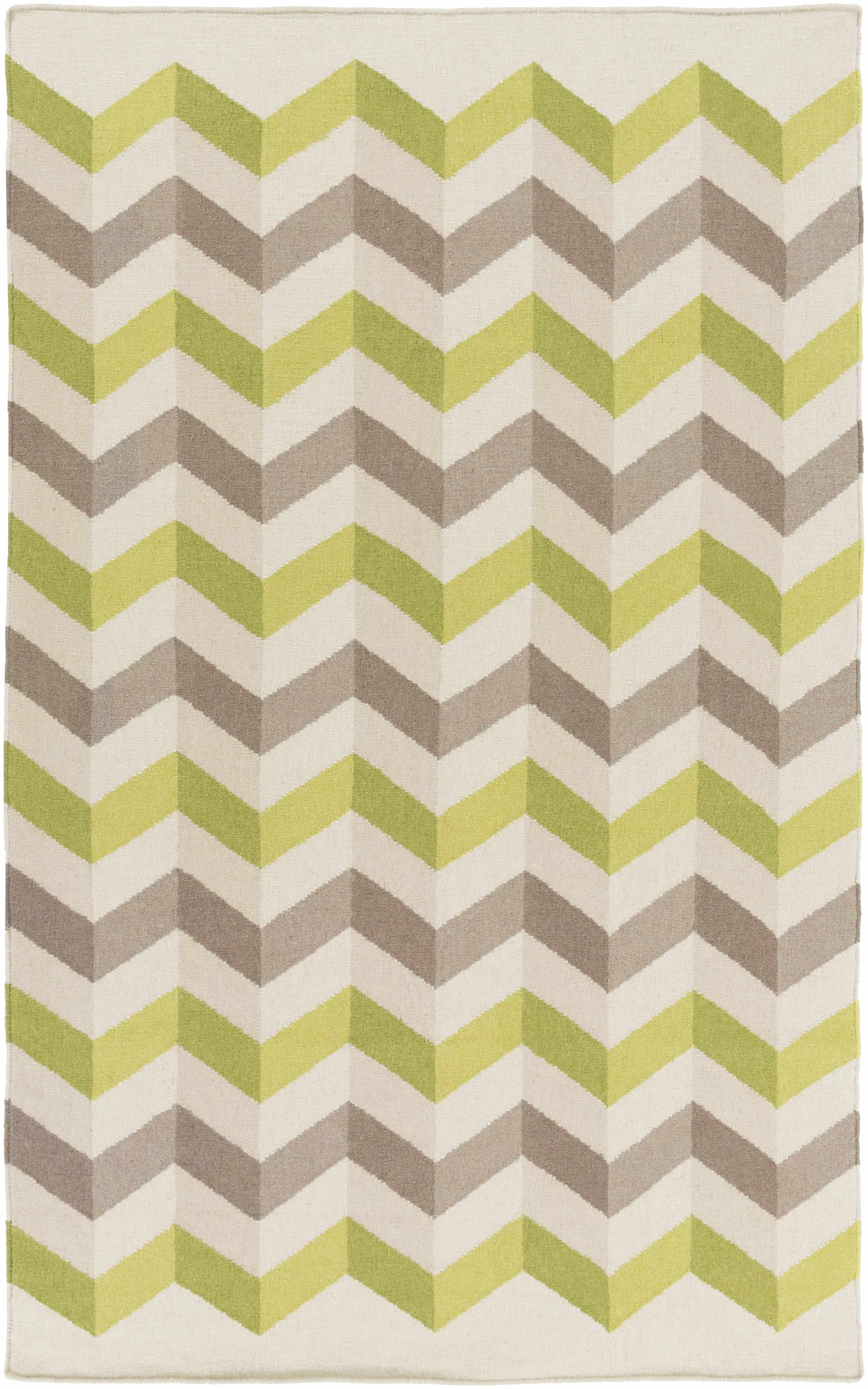 Gbafaf 8' x 11' Transitional Flatweave Farmhouse Stripes Wool Area Rug - Hauteloom