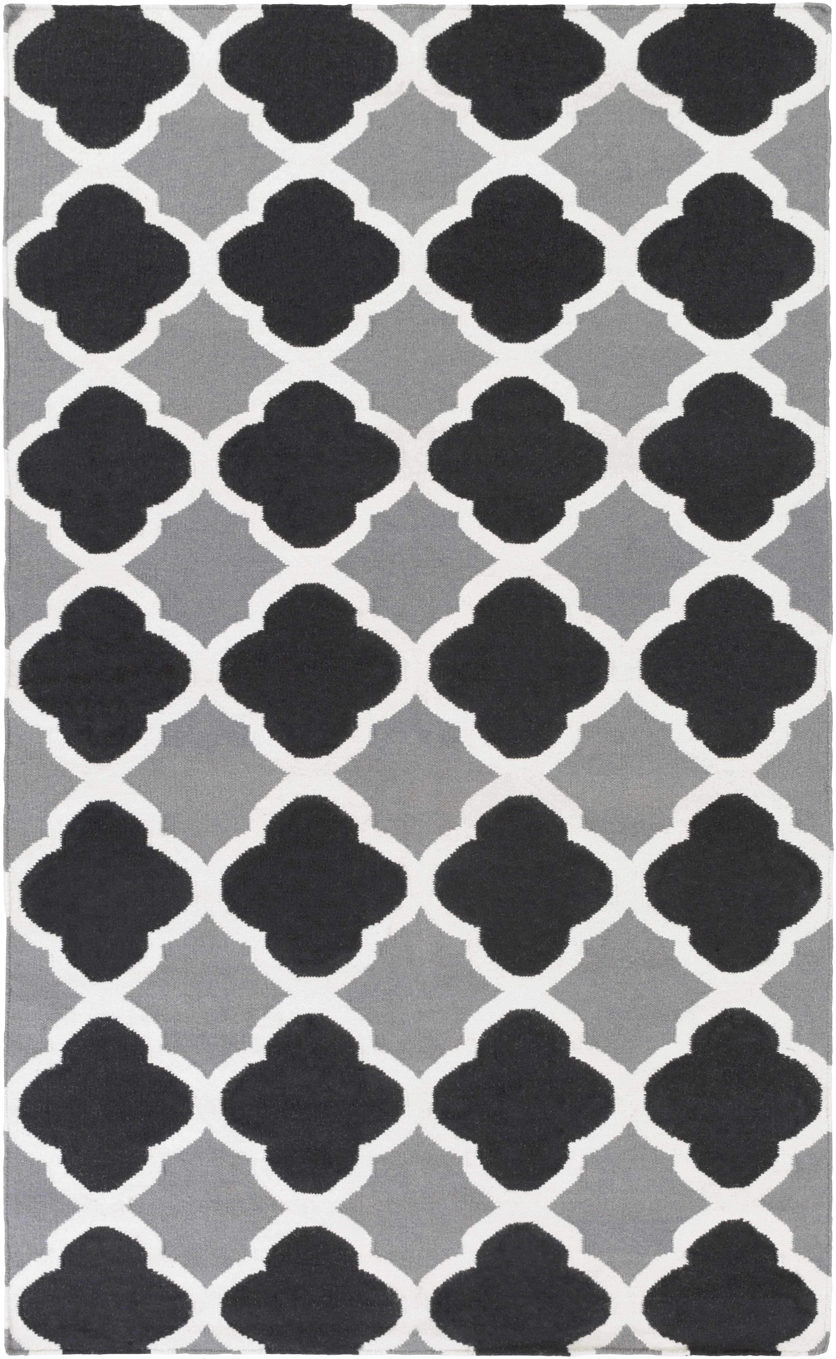 Moorpark 8' x 11' Transitional Flat Weave Moroccan Trellis Wool Area Rug - Hauteloom