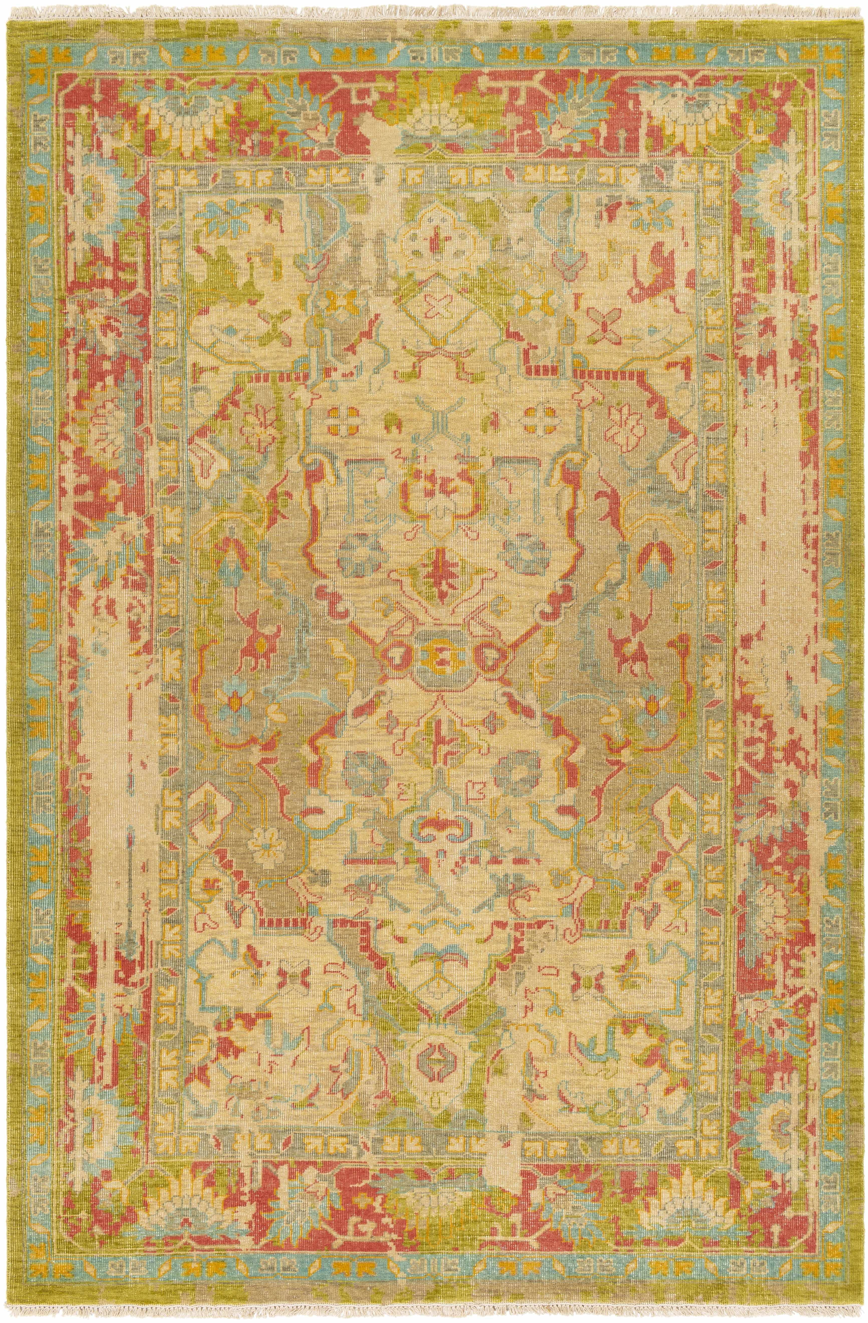 Spurger 6' x 9' Updated Traditional NZ Wool Area Rug - Hauteloom
