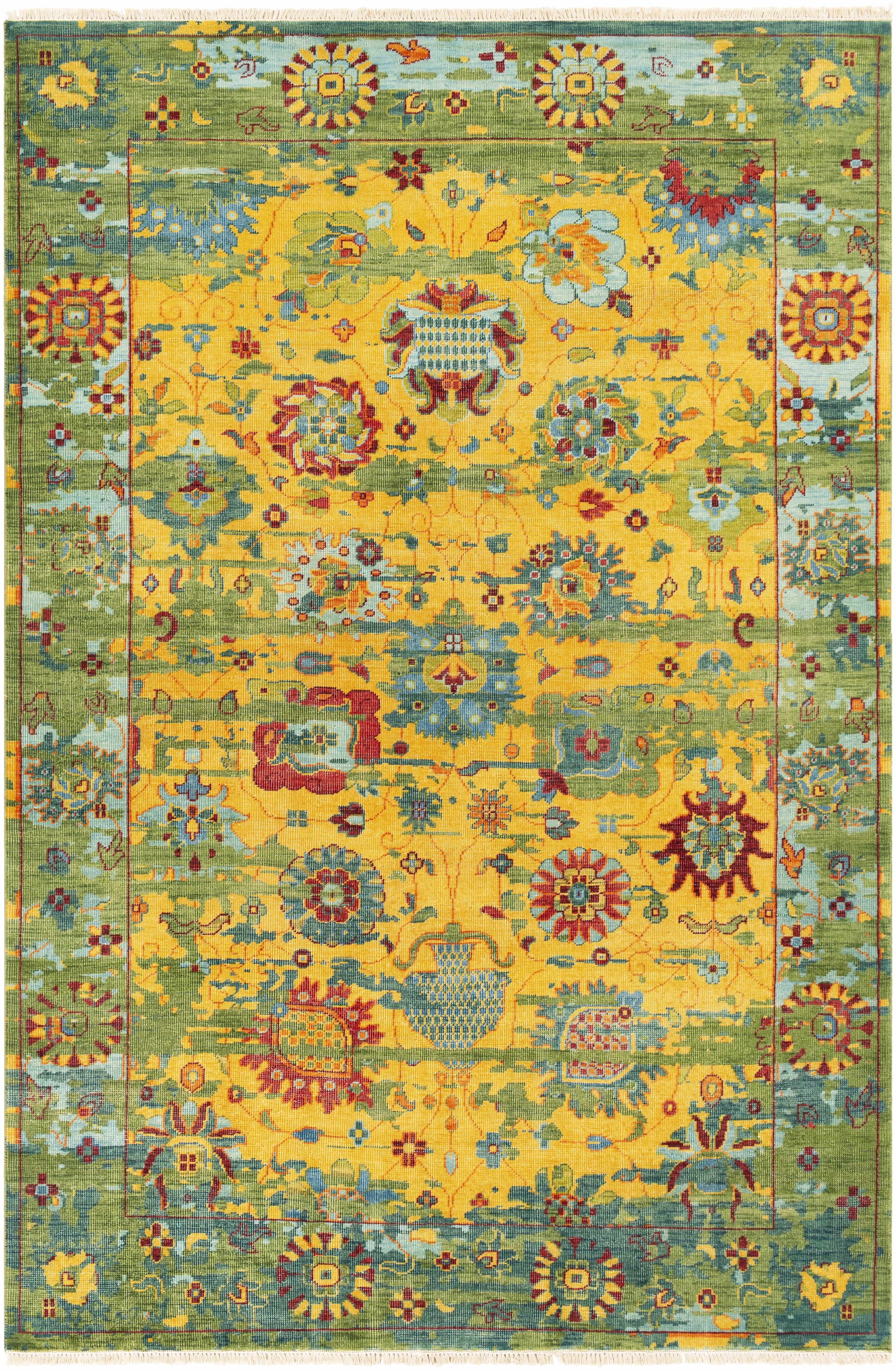 Walthill 6' x 9' Updated Traditional NZ Wool Area Rug - Hauteloom