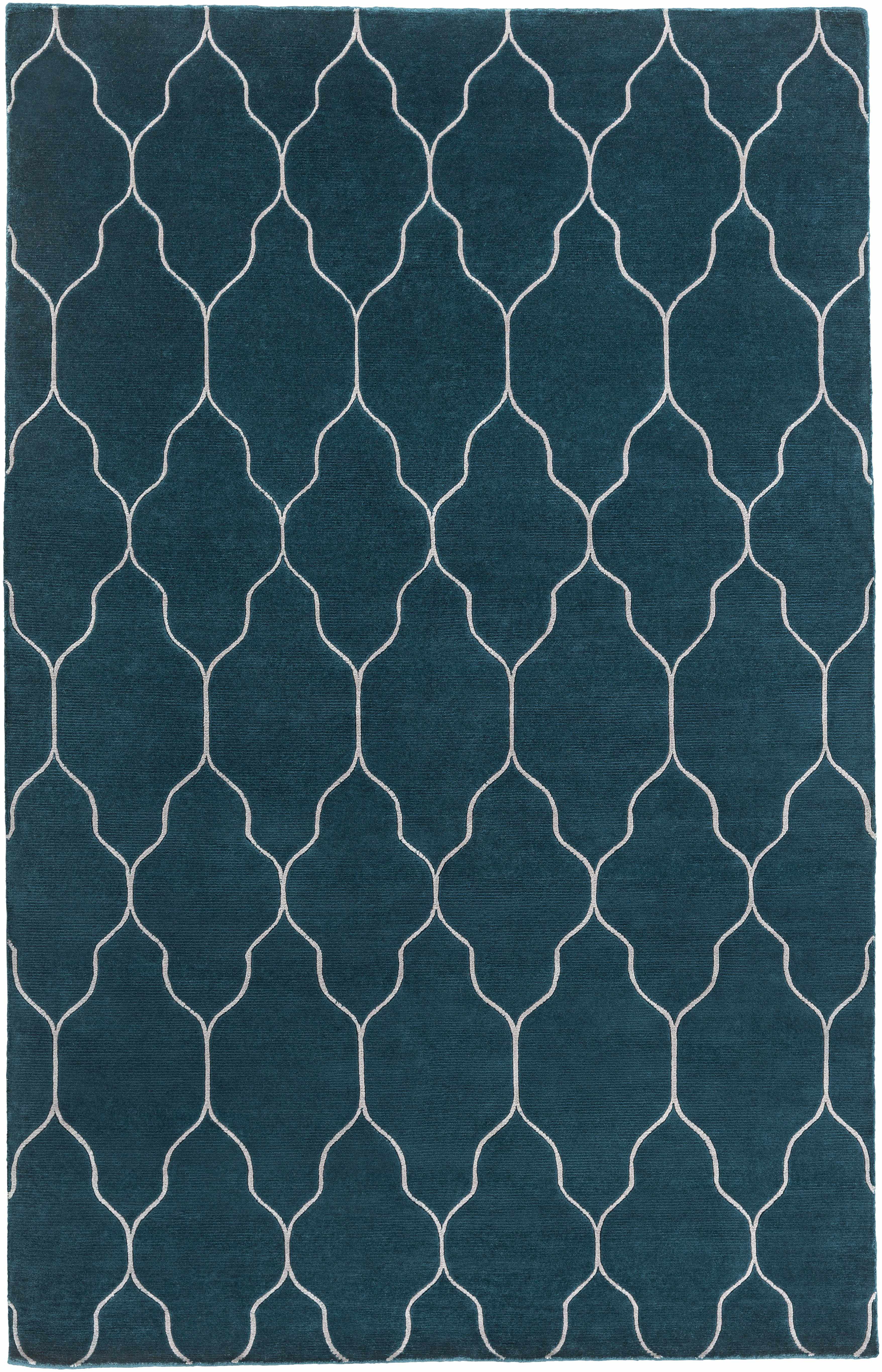 Kamay 5' x 8' Transitional Moroccan Farmhouse Trellis Wool Area Rug - Hauteloom
